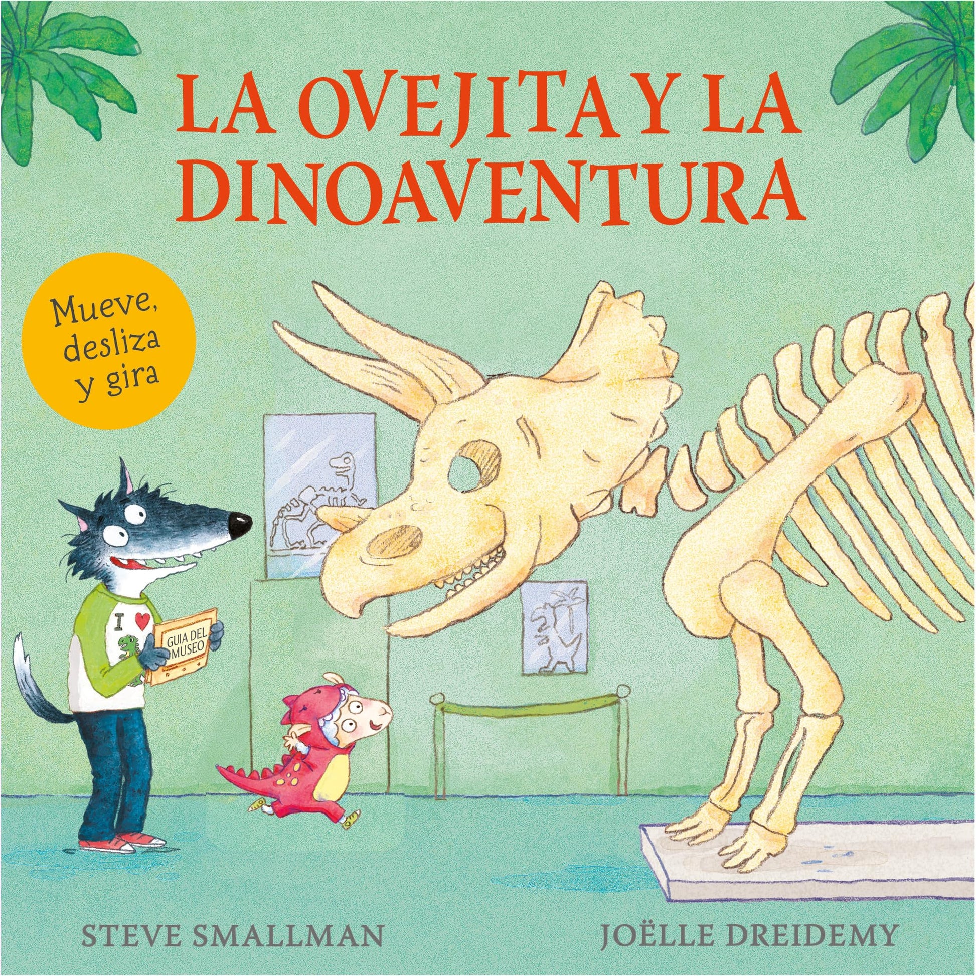 Libro: La ovejita y la dinoaventura (La ovejita que vino a cenar. Libro de cartón con mecanismos) (Pequeñas manitas)