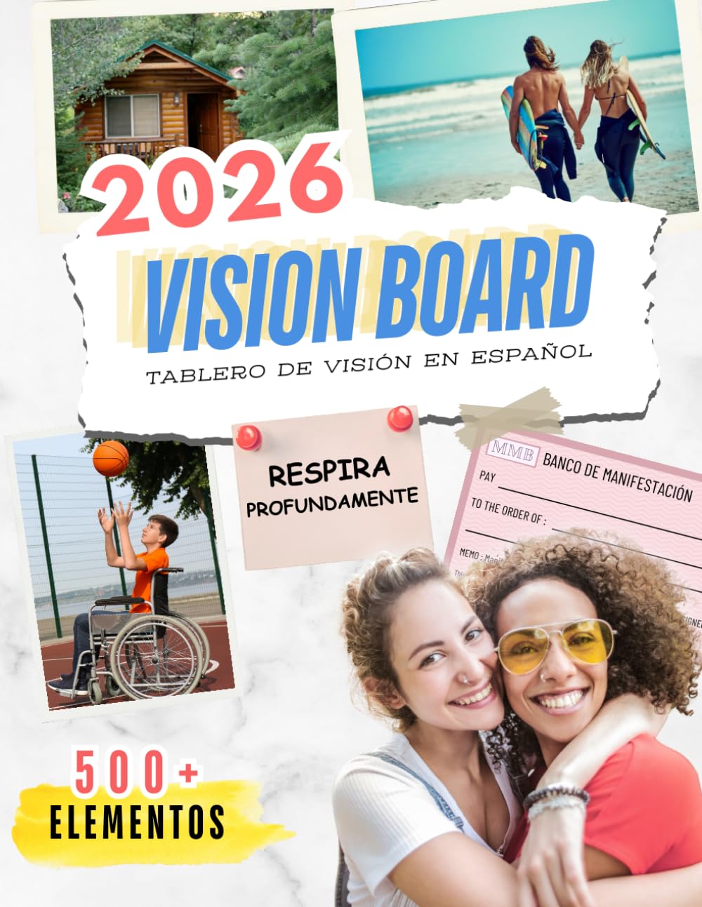 Libro: Vision Board 2026 – Tablero de Vision en Español para Adultos: Manifiesta tu Año de Sueños con este Libro con más de 500 Imágenes, Palabras, Citas, y ... para Mujeres y Hombres (Spanish Edition)