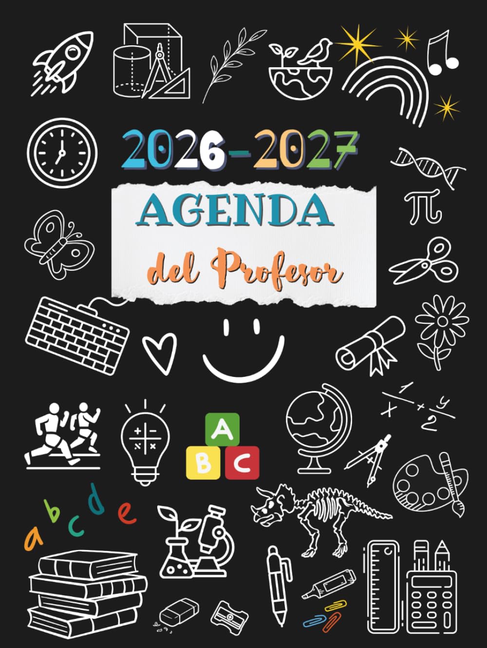 Libro: Agenda del profesor 2026 2027: Planificador semanal docente, cuaderno del profesor, para primaria, secundaria o bachiller. Regalo para maestro. Premium tapa dura A4