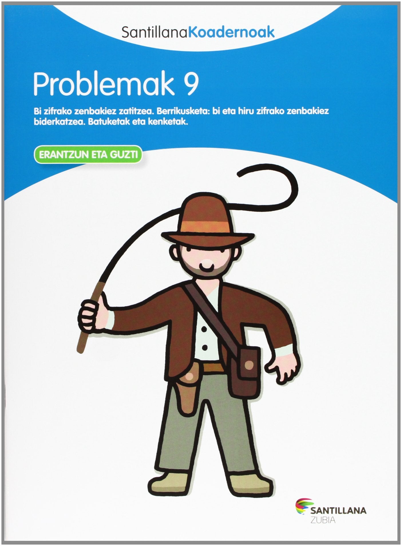 Libro: PROBLEMAK 9 SANTILLANA KOADERNOAK
