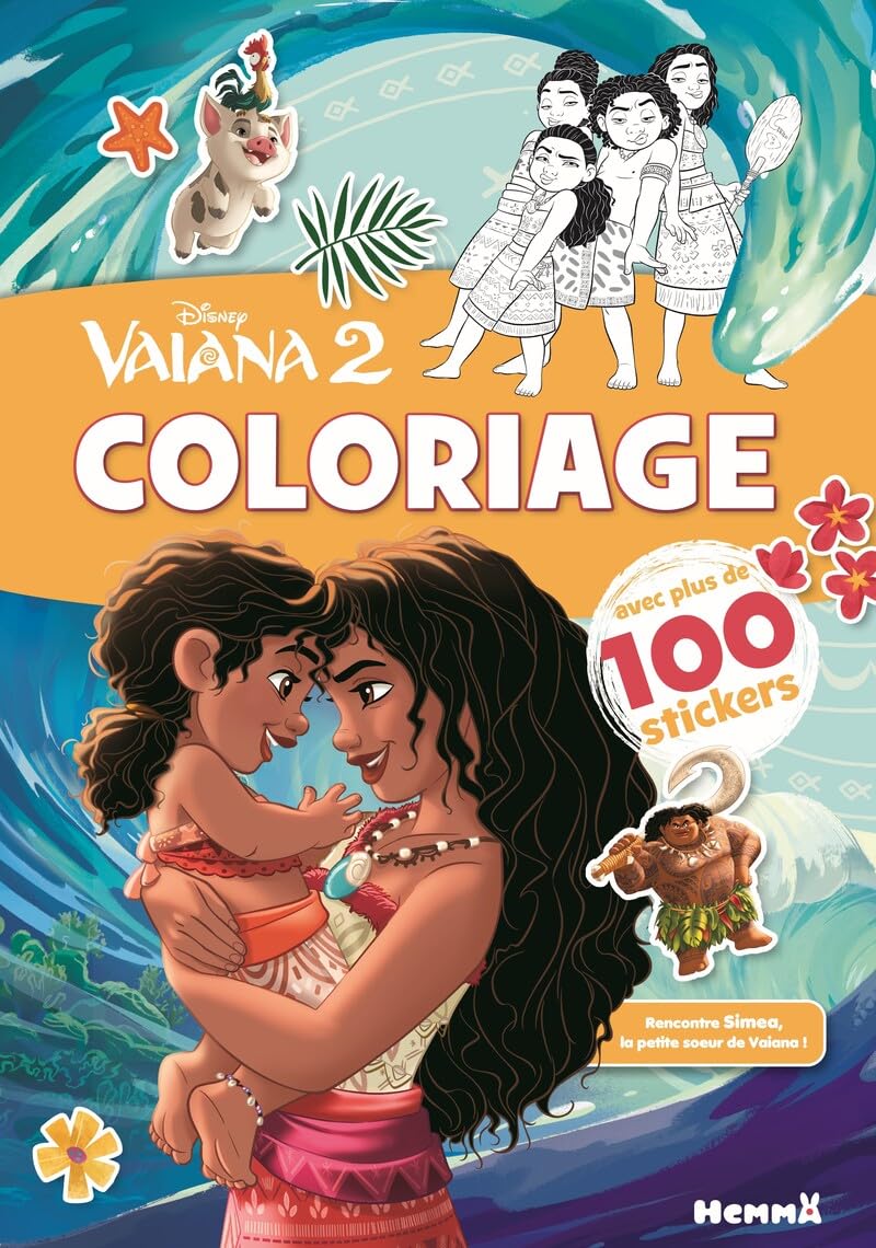 Vaiana 2: Avec plus de 100 stickers