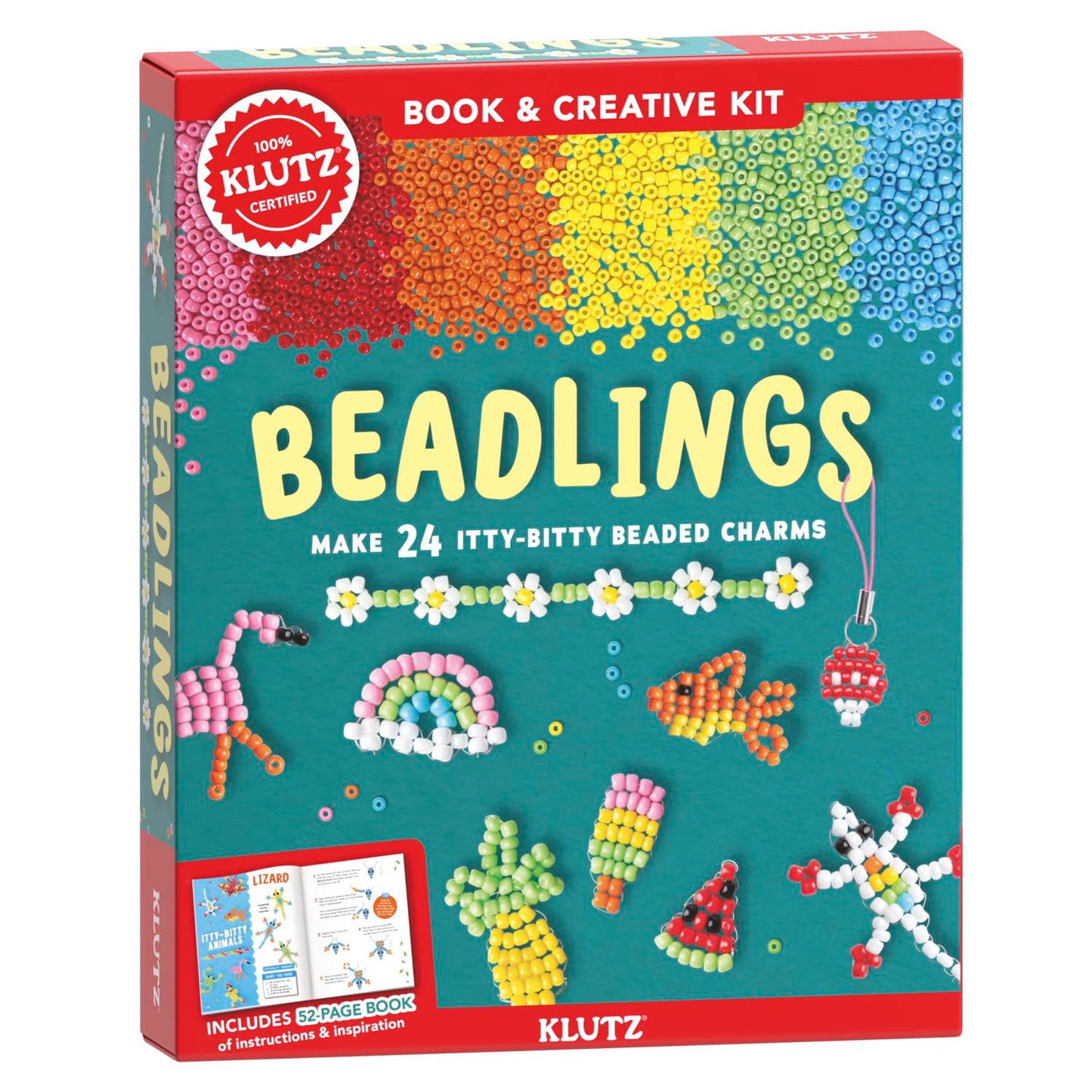 Libro: Beadlings: Make 24 Itty-Bitty Beaded Charms (Klutz Craft Kit)