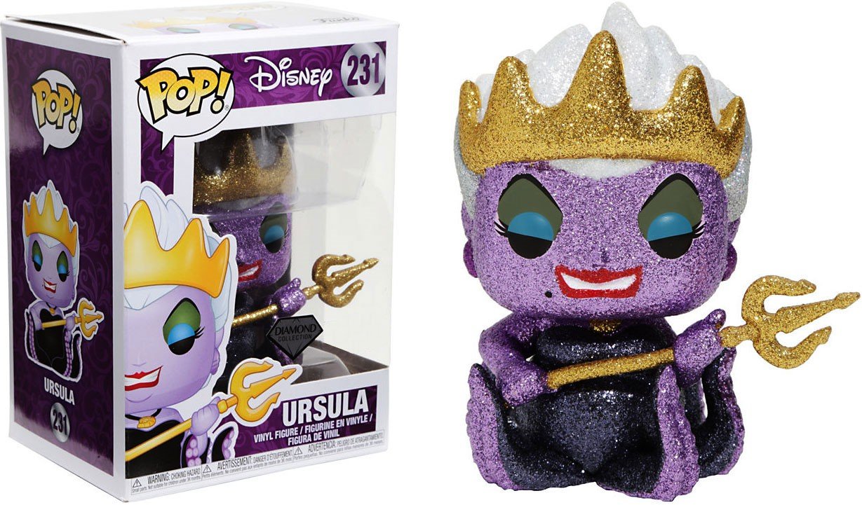 Funko Pop: Disney Villains Ursula Brillantina Exclusivo Pop Figura