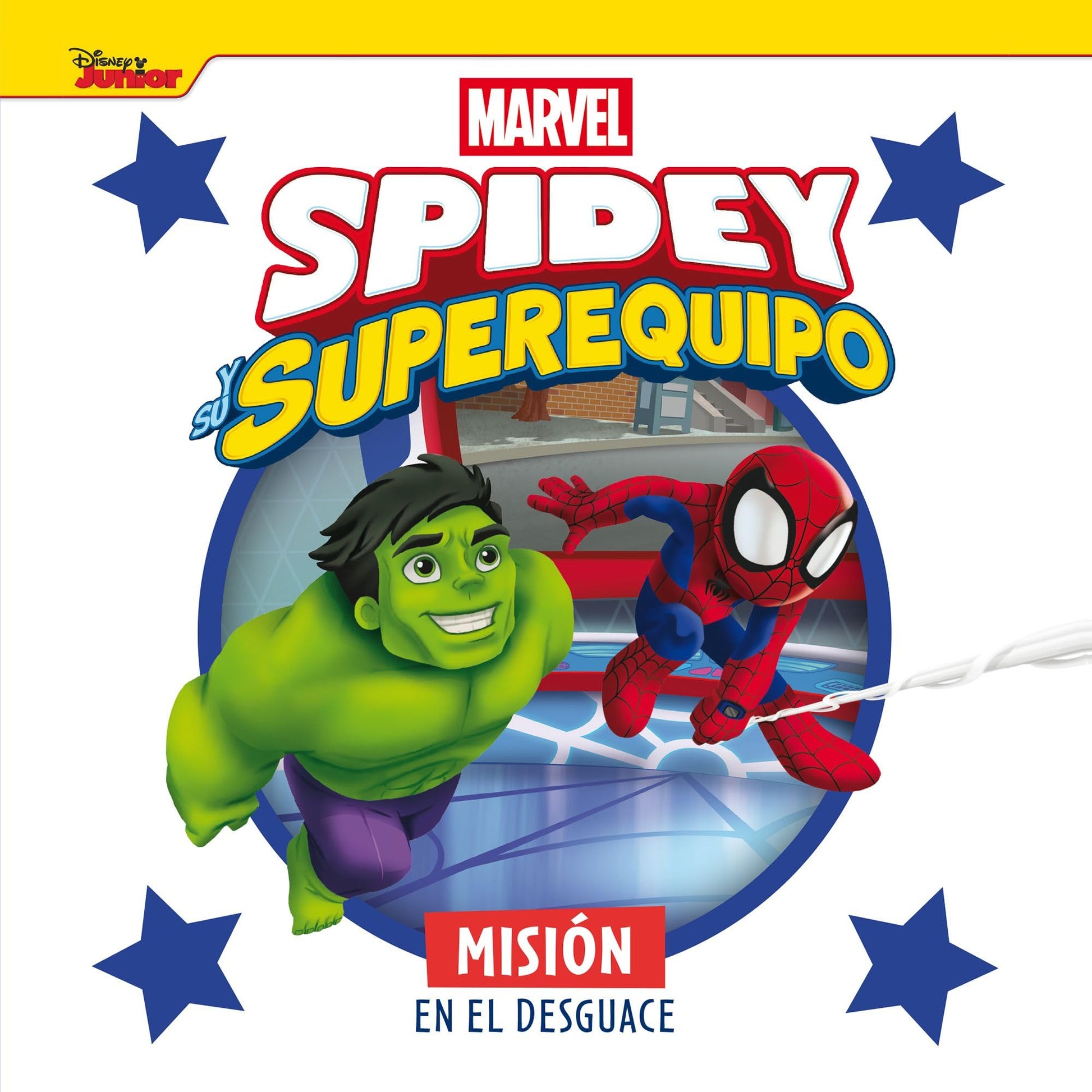Libro: Spidey y su superequipo. Misión en el desguace: Cuento