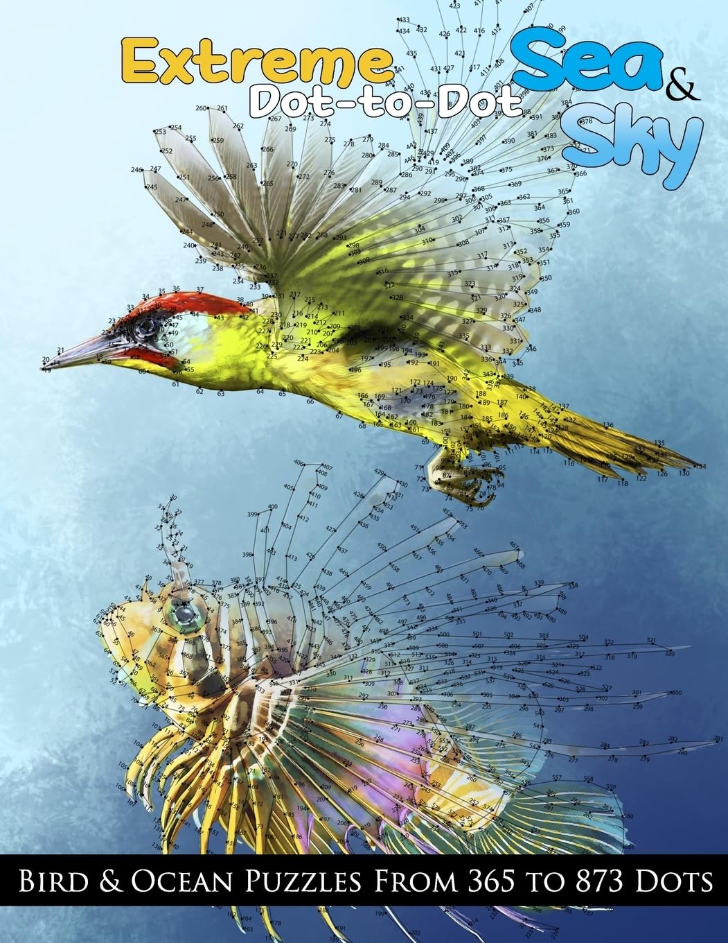 Libro: Extreme Dot-to-Dot Sea & Sky Bird & Ocean Puzzles from 365 to 873 Dots: 11 (Dot to Dot Books for Adults)