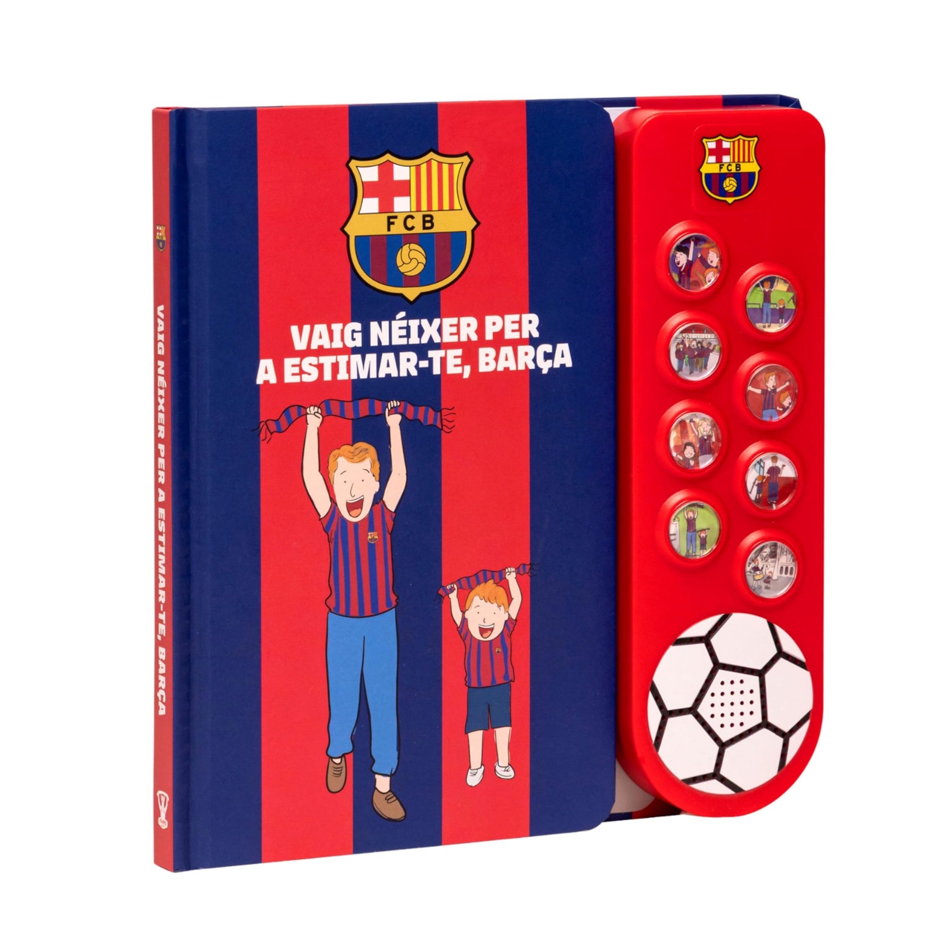 Libro: Fans Legacy - Libro de Sonido Interactivo Oficial Con Licencia Del FC Barcelona Para Niños, 8 Cánticos de Aficionados, Mayores de 2 Años
