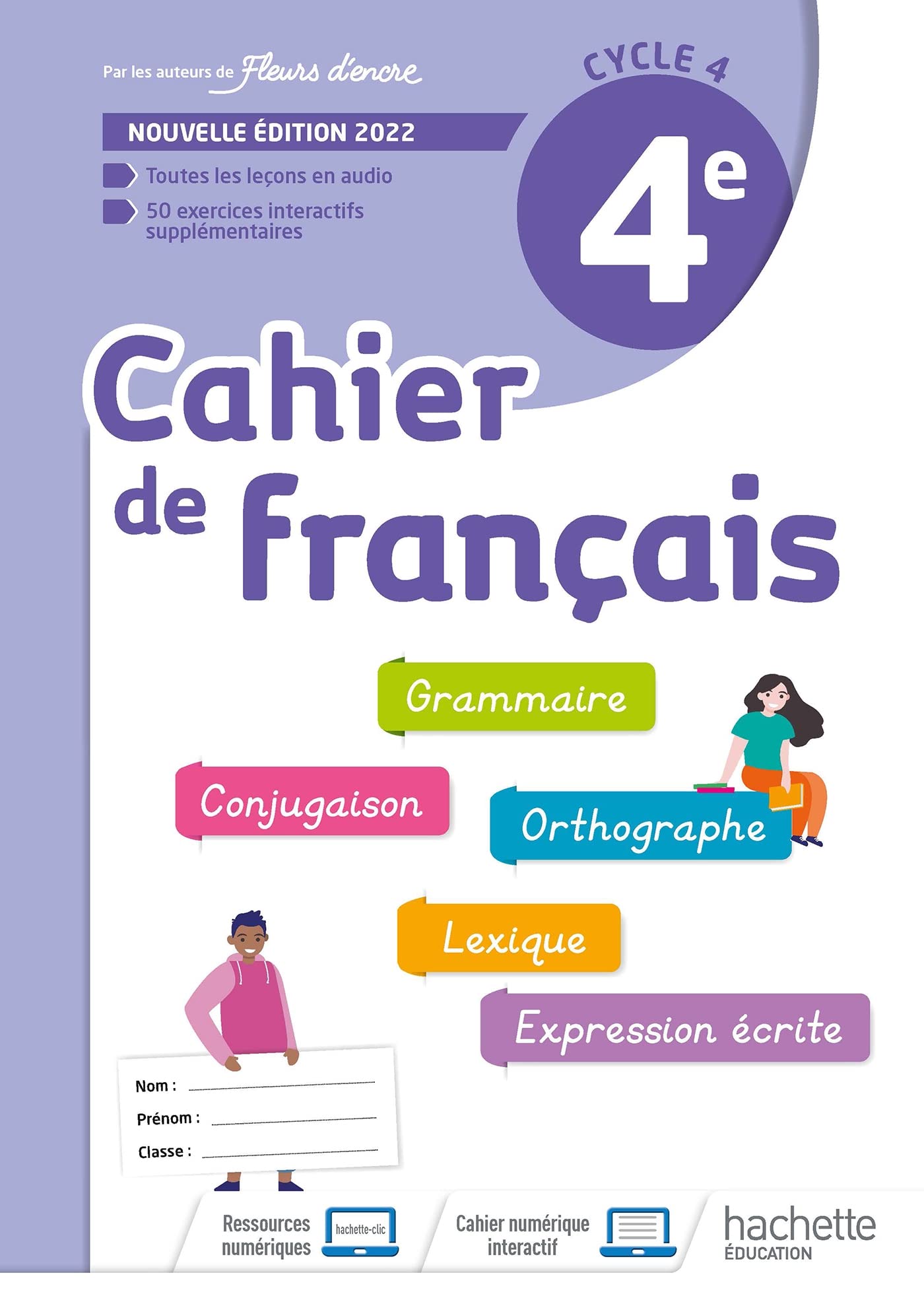 Libro: Cahier de Français cycle 4/4e - cahier d'activités - Ed. 2022