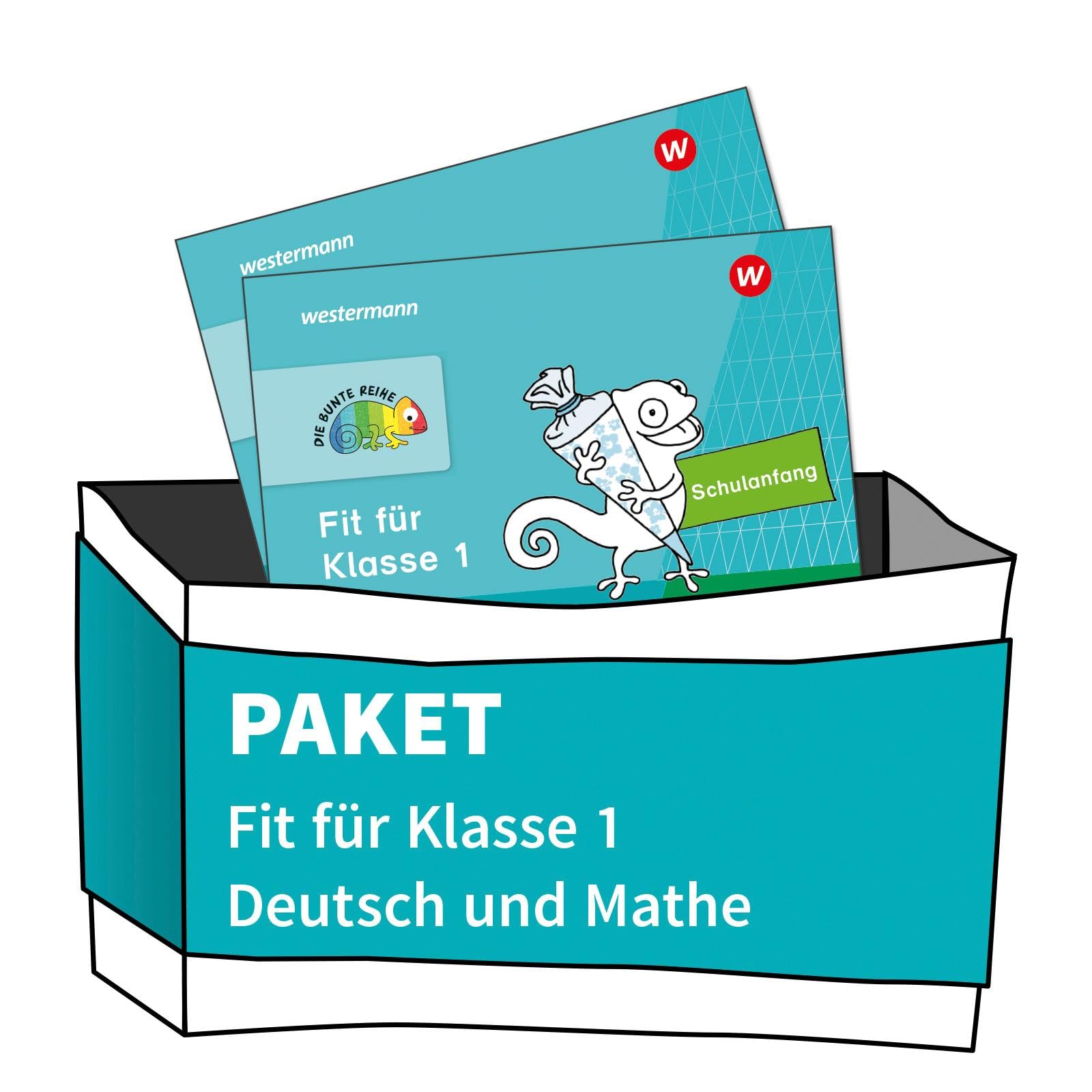 Libro: DIE BUNTE REIHE - Deutsch/Mathematik. Paket Fit für Klasse 1 (2 Hefte)