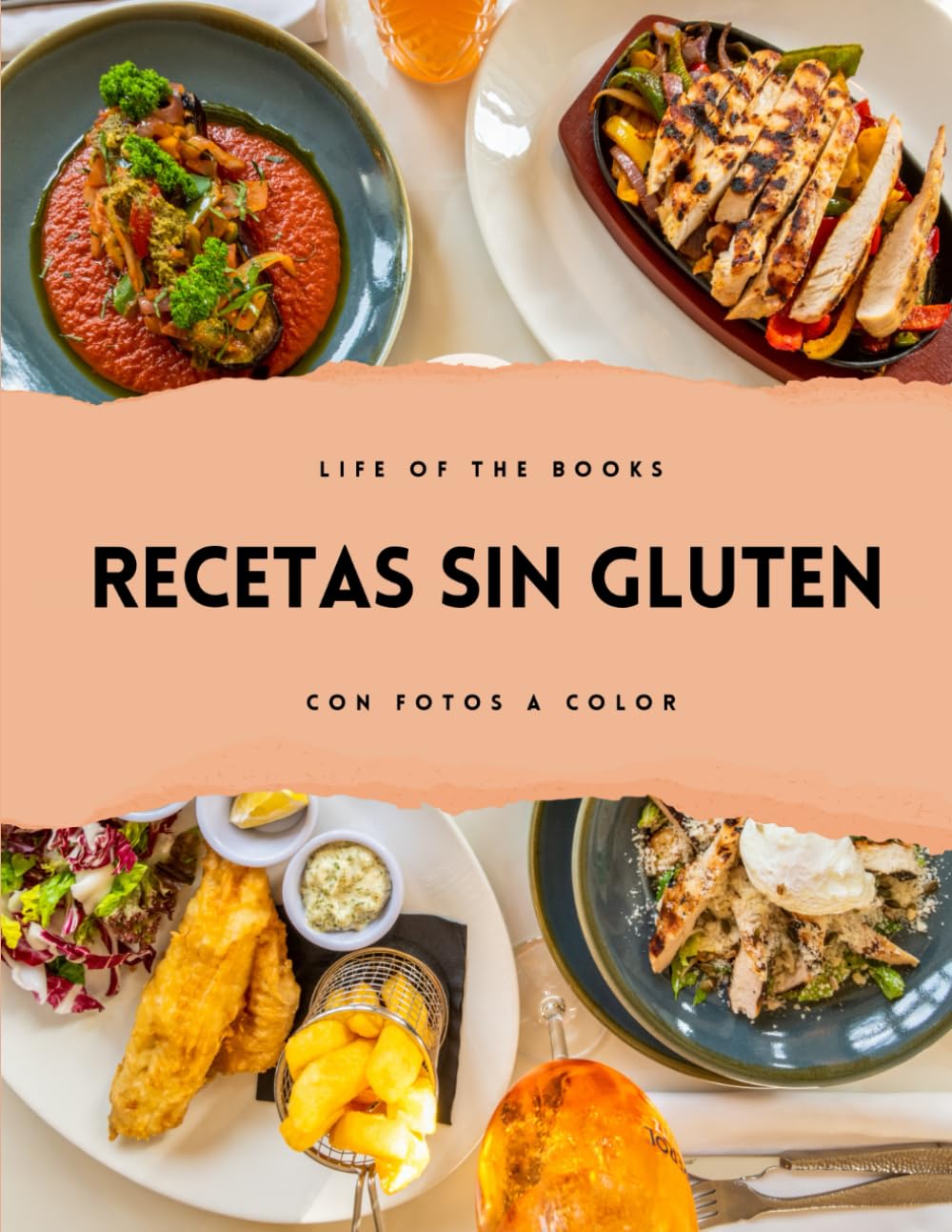 Libro: Recetas sin gluten: Con fotografías en color. Recetas de snacks, principales, postres, panes y masas. (Spanish Edition)
