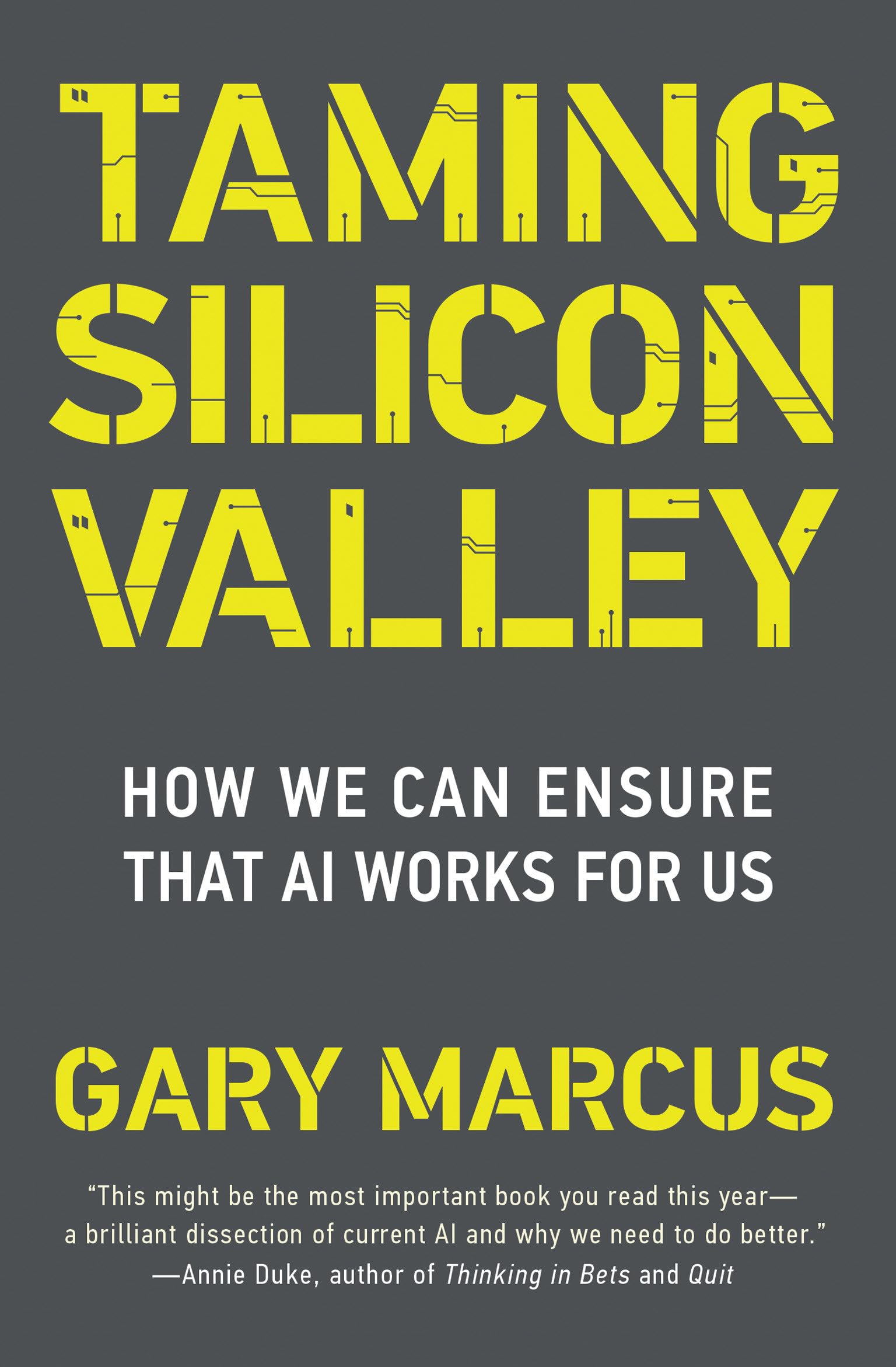 Libro: Taming Silicon Valley: How We Can Ensure That AI Works for Us