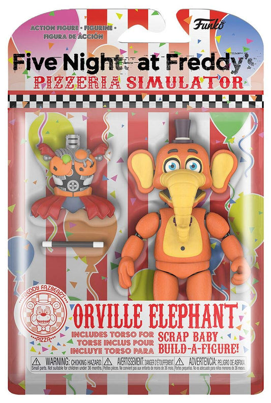Funko Figura de Acción: Five Nights at Freddy's (FNAF) Pizza Sim: Orville Elephant - FNAF Pizza Simulator - Collectible