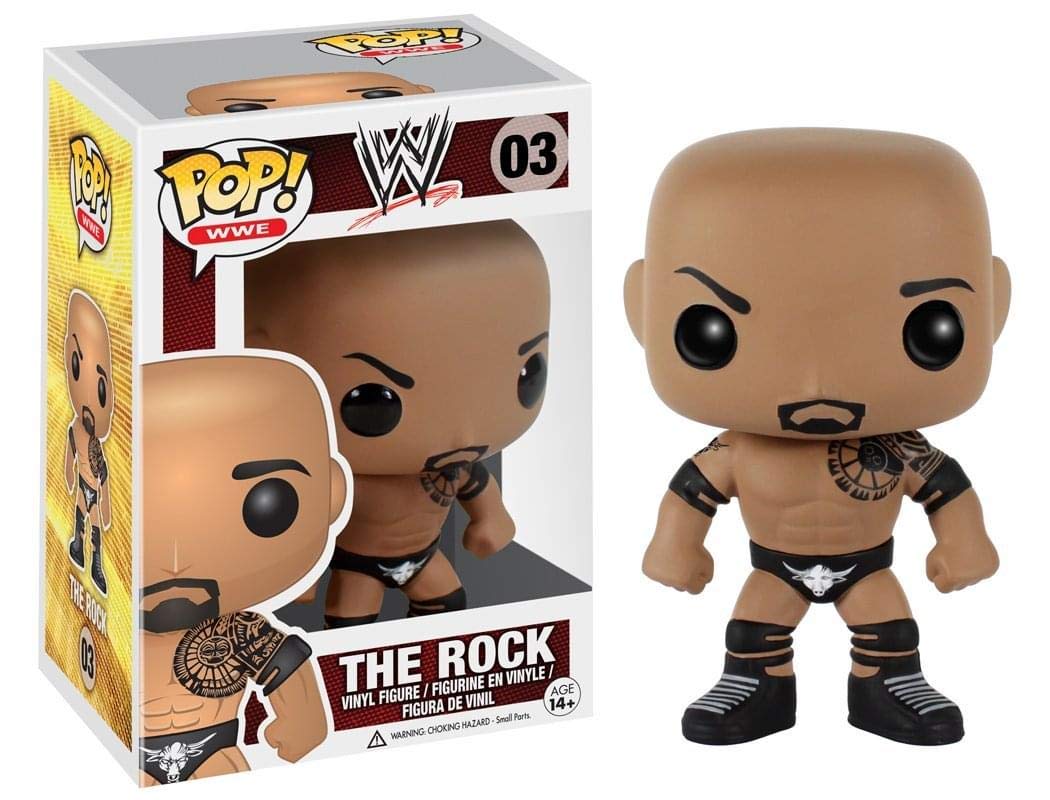 Funko POP WWE : The Rock Figura de Acción