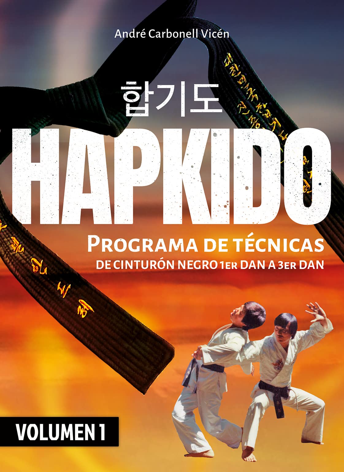 Libro: Hapkido (Volumen 1): Programa de técnicas de cinturón negro 1er dan a 3er dan