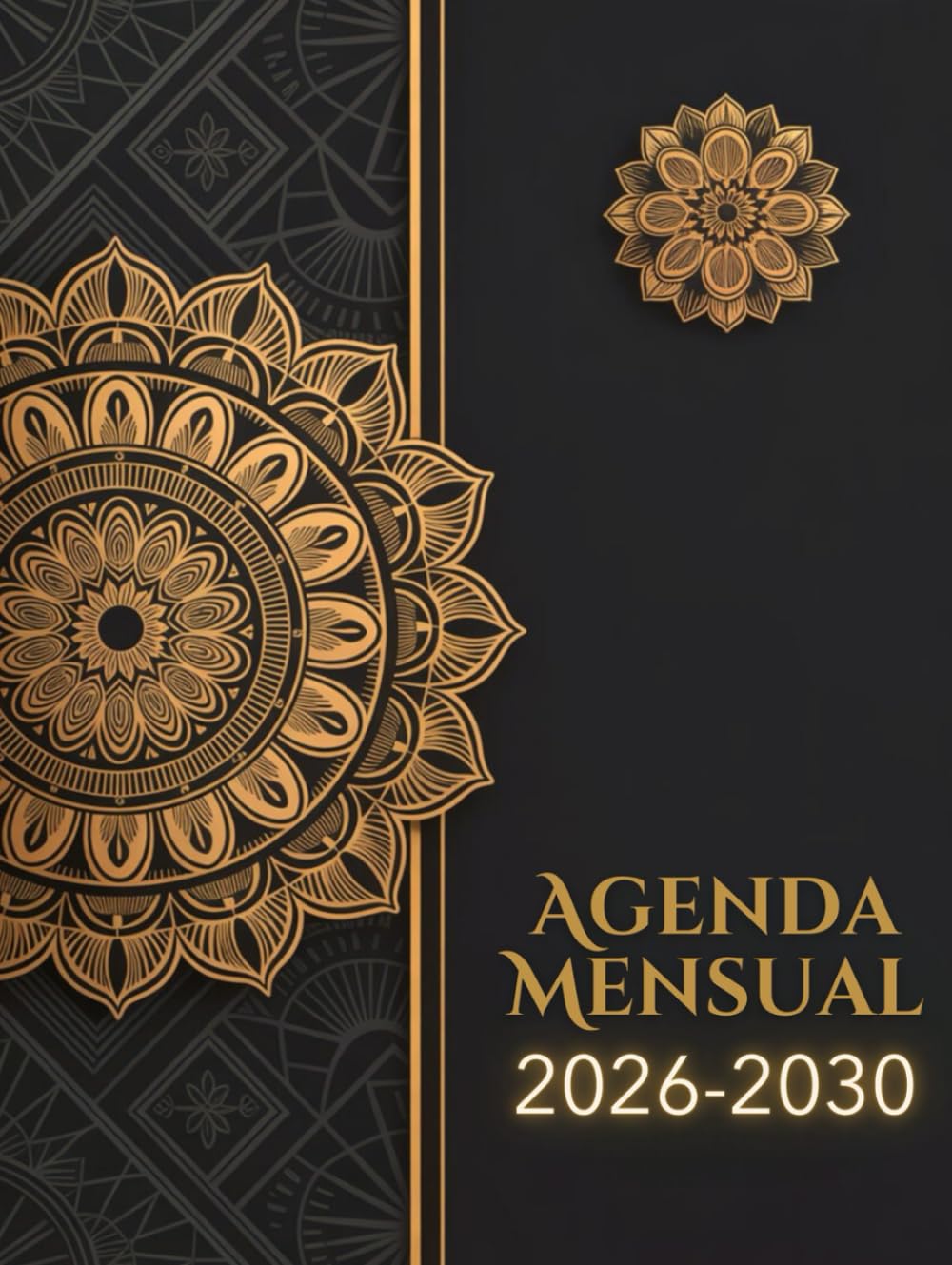 Libro: Agenda Mensual 2026-2030: Planificador 5 años Enero 2026 - Diciembre 2030, 60 Meses Diario Organizador A4, 165 Páginas.