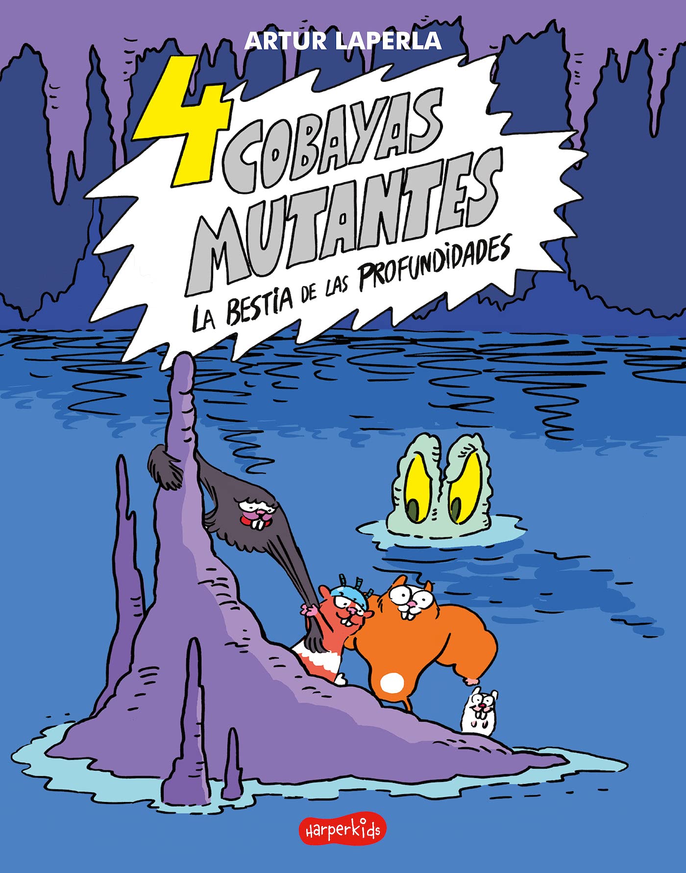 Libro: 4 cobayas mutantes. La bestia de las profundidades: (4 guinea pigs. The beast of the deep - Spanish Edition) (HARPERKIDS)