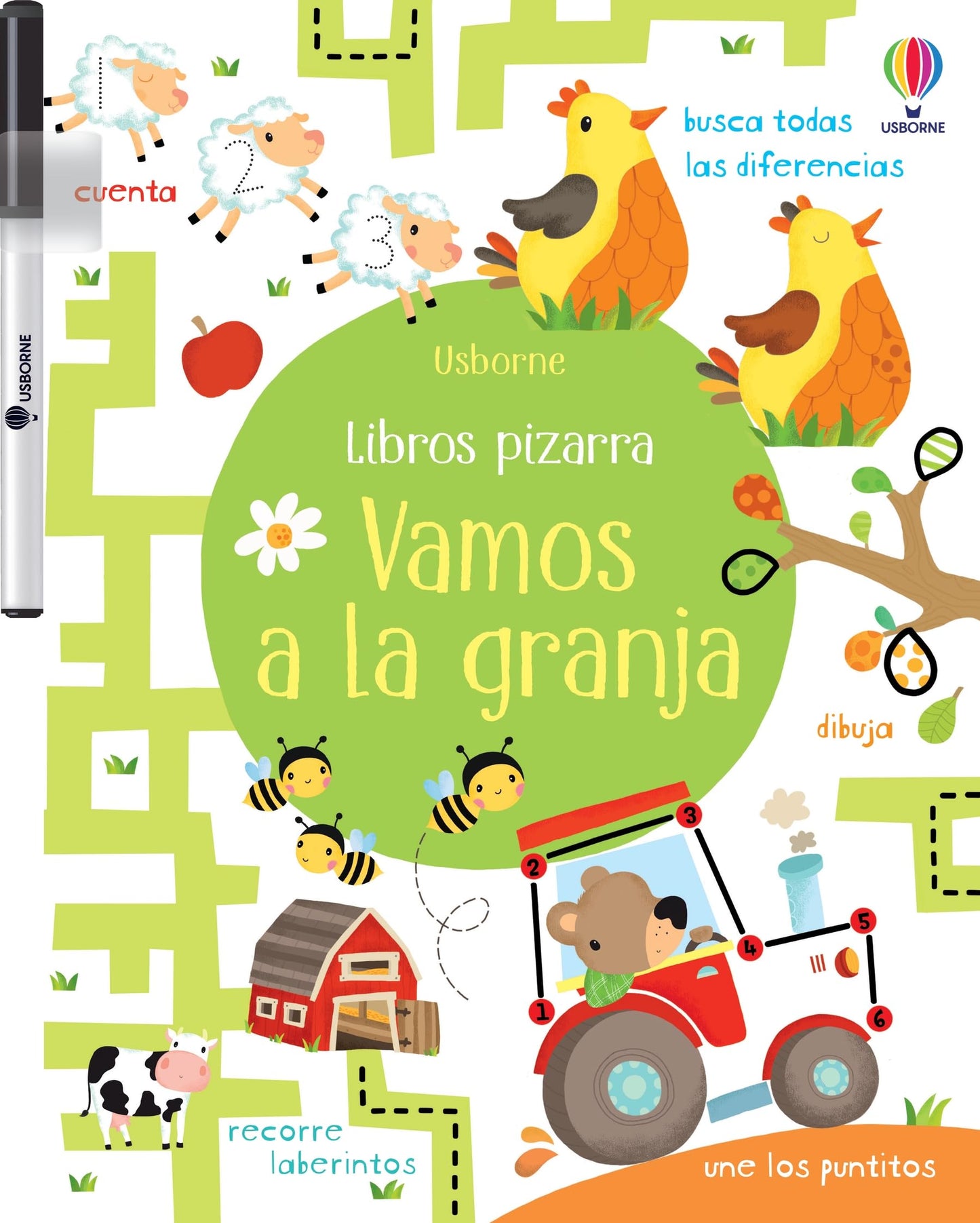 Libro: Vamos a la granja (Libros pizarra con actividades)