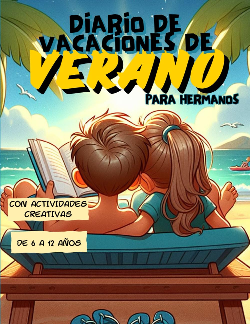 Libro: DIARIO DE VACACIONES DE VERANO PARA HERMANOS: Juegos, chistes, adivinanzas, curiosidades y muchas más actividades para realizar durante un mes de ... hermanos de 6, 7, 8, 9, 10, 11 y 12 años.