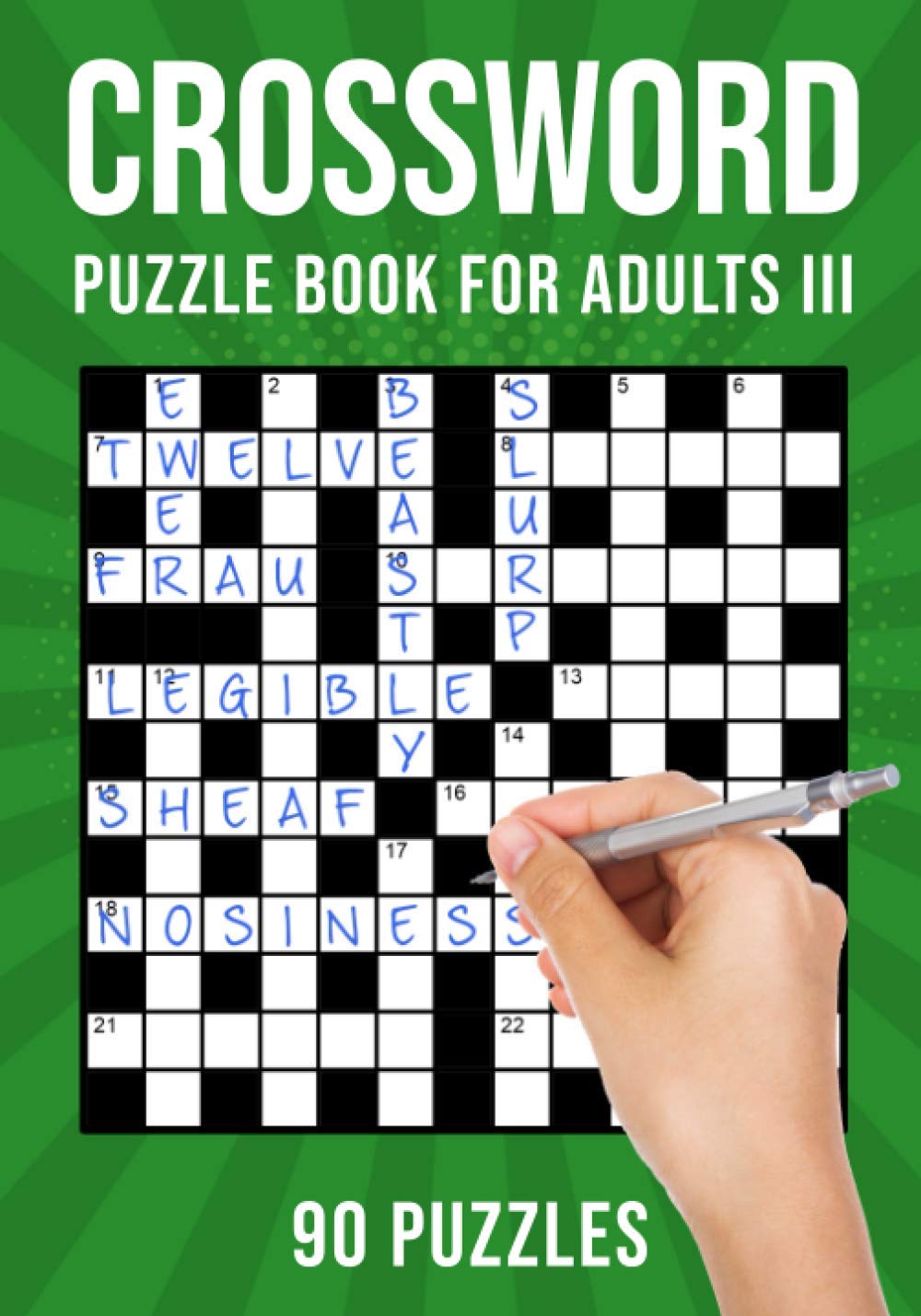 Libro: Crossword Puzzle Books for Adults III: 90 Cross Word Activity Puzzles (UK Version)