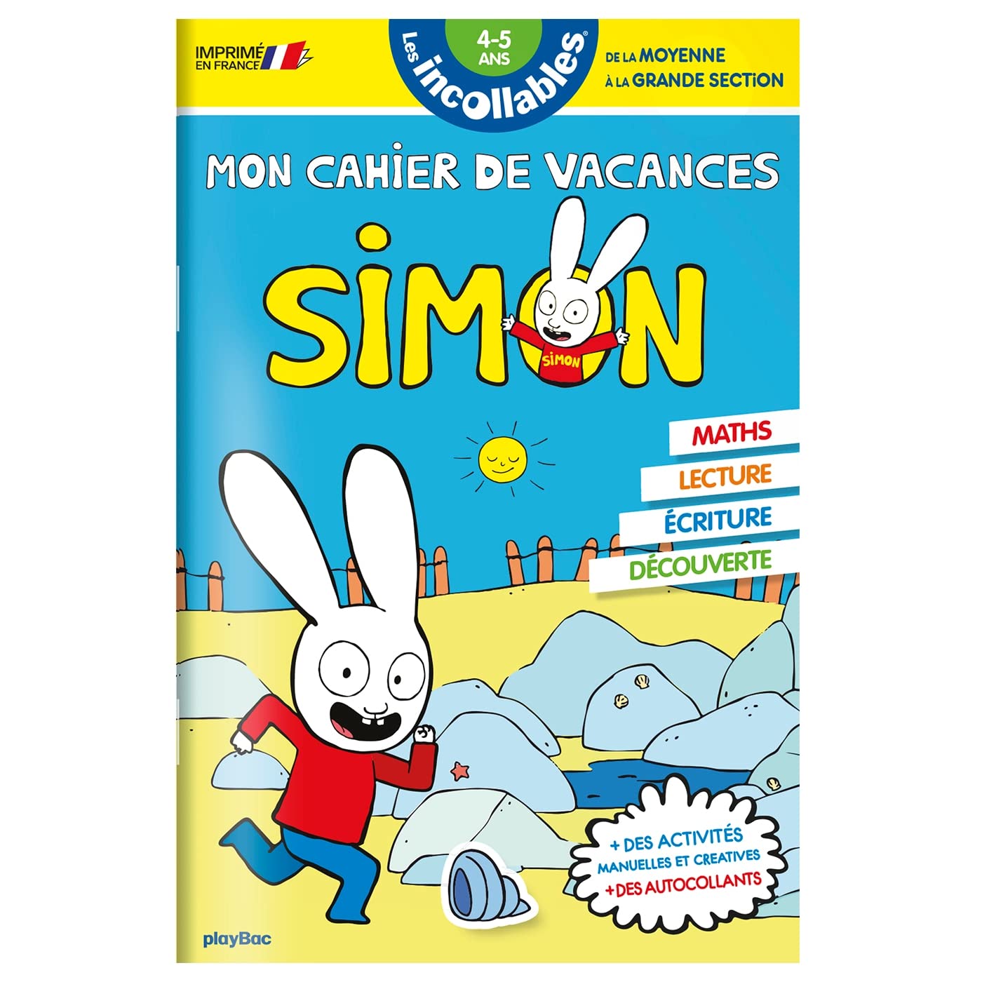 Libro: Mon cahier de vacances Simon: De la moyenne à la grande section
