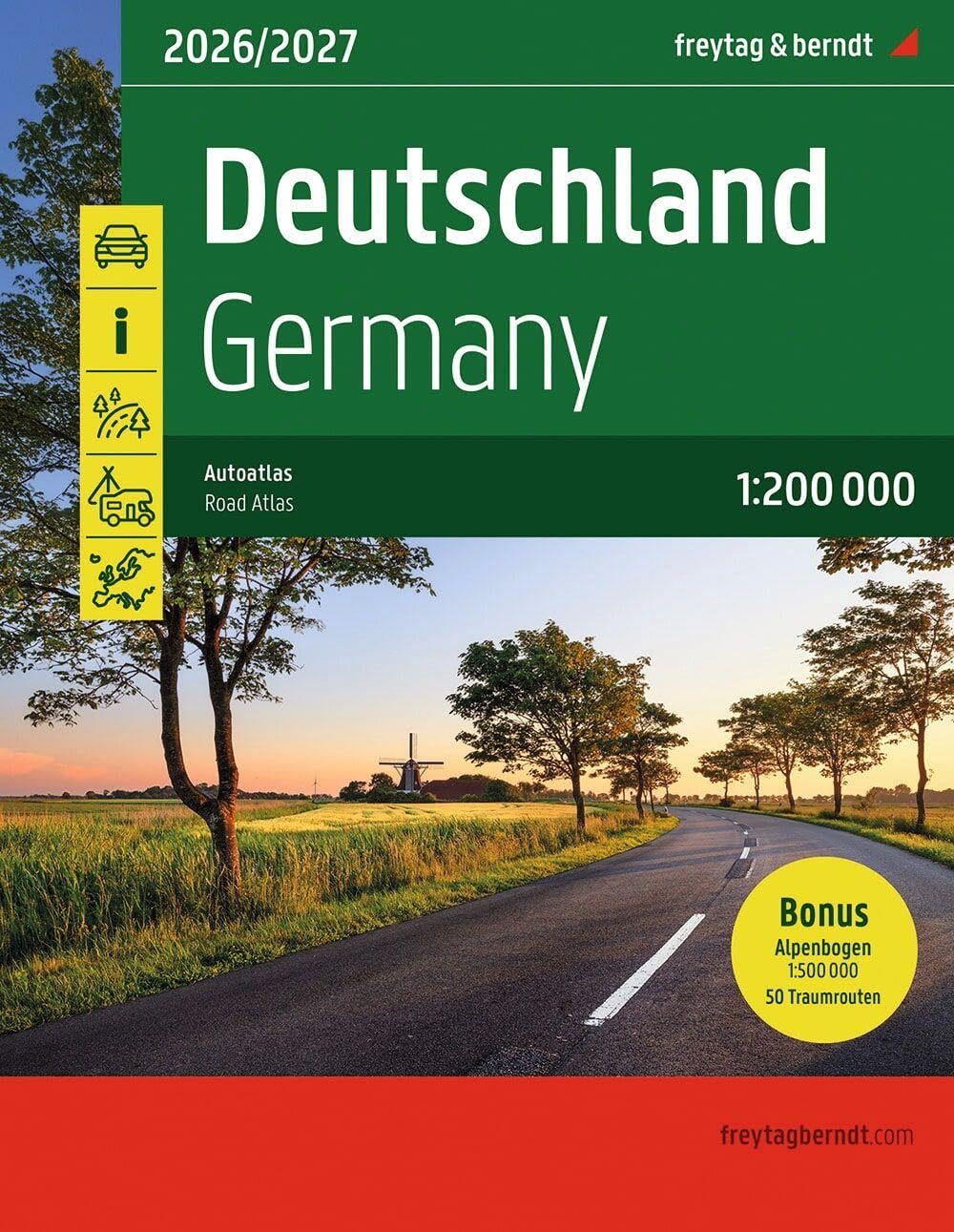 Libro: 2026/2027 Germany Road Atlas, 1:200,000