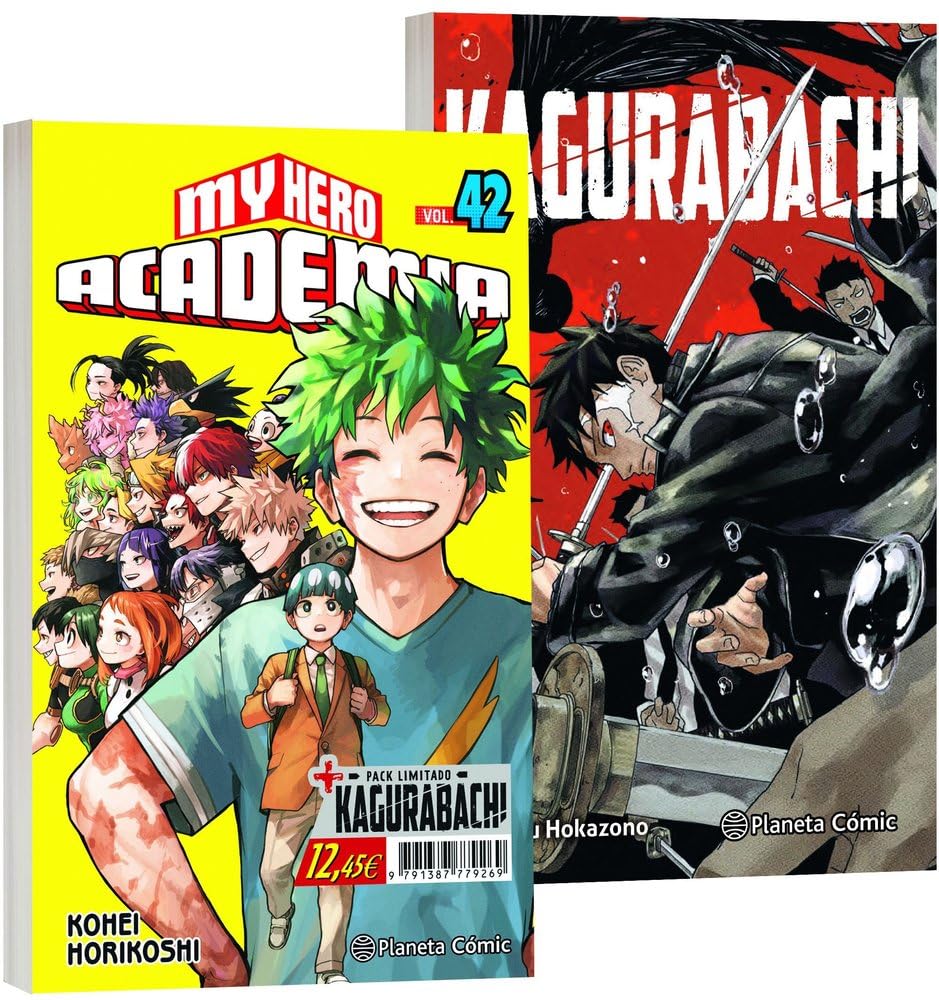 Libro: My Hero Academia nº 42 + Kagurabachi nº 01 (Pack especial) (Manga Shonen)