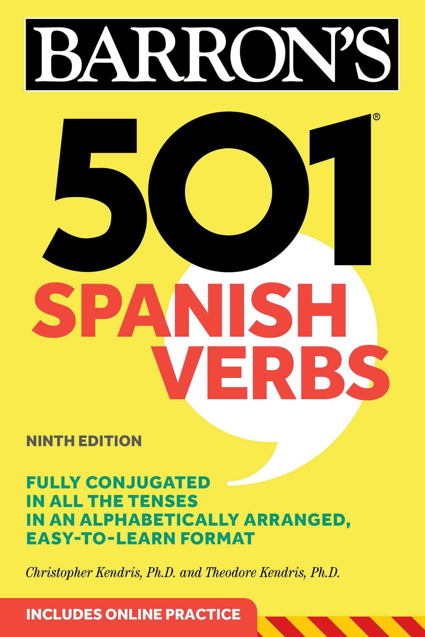Libro: 501 Spanish Verbs, Ninth Edition (Barron's 501 Verbs) (Spanish Edition)
