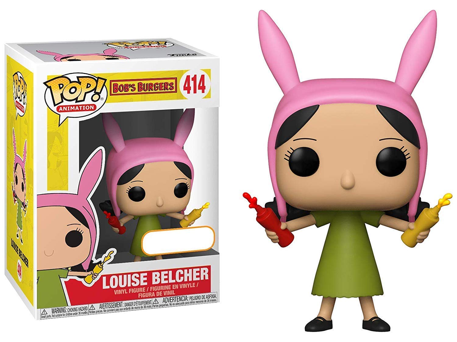 Funko Pop! Bob’s Burgers Louise Belcher with Condiments Figura de Vinilo Exclusivo