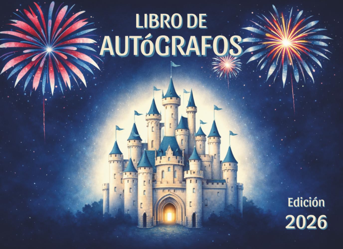 Libro de Autógrafos: Álbum para guardar firmas, fotos y los recuerdos más especiales de tus personajes en cada aventura en parque temático
