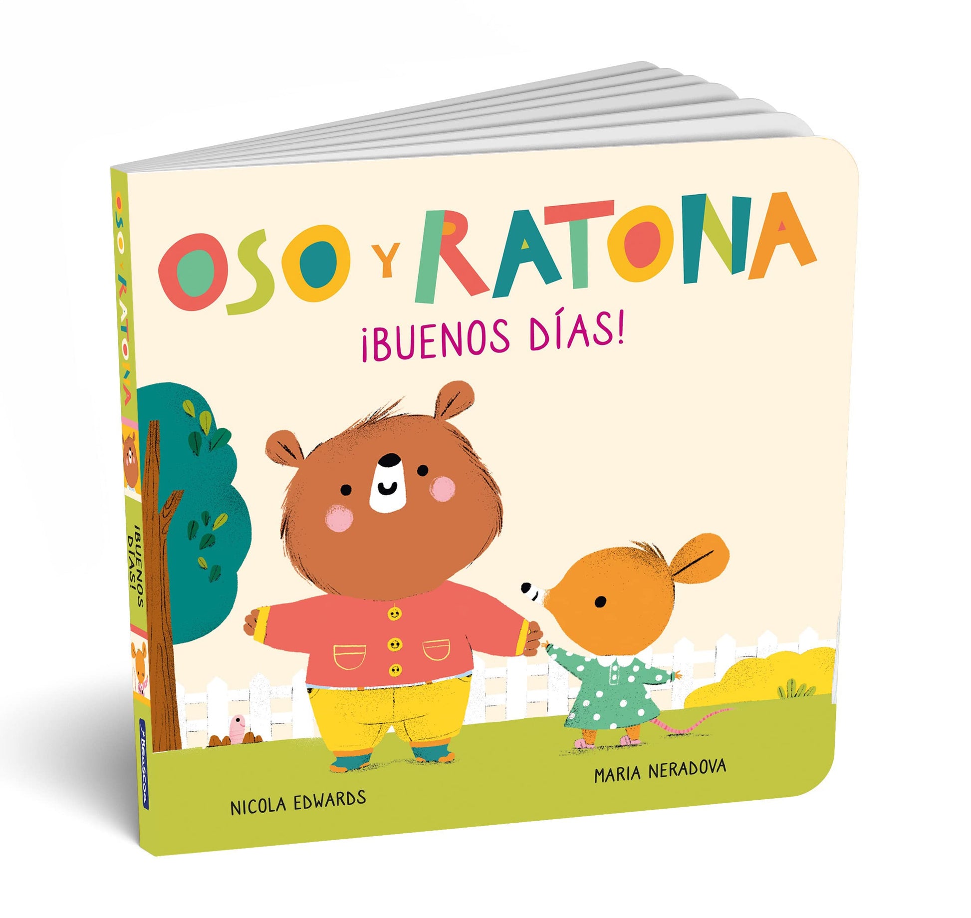 Libro: Oso y Ratona - ¡Buenos días!: Un libro de cartón con pestañas (Pequeñas manitas)