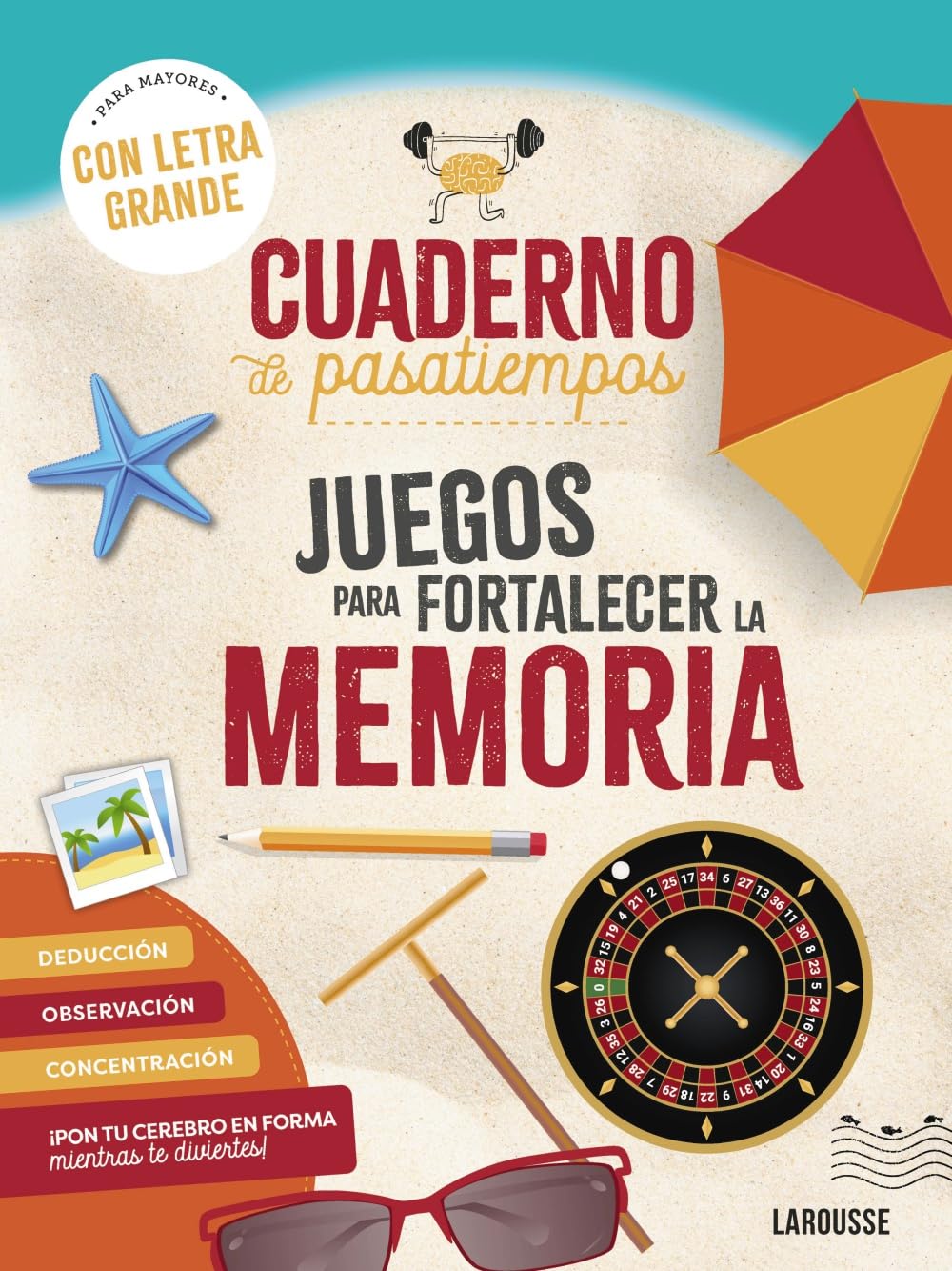 Libro: Cuaderno de pasatiempos para mayores. Juegos para fortalecer la memoria: ¡Con letra grande!