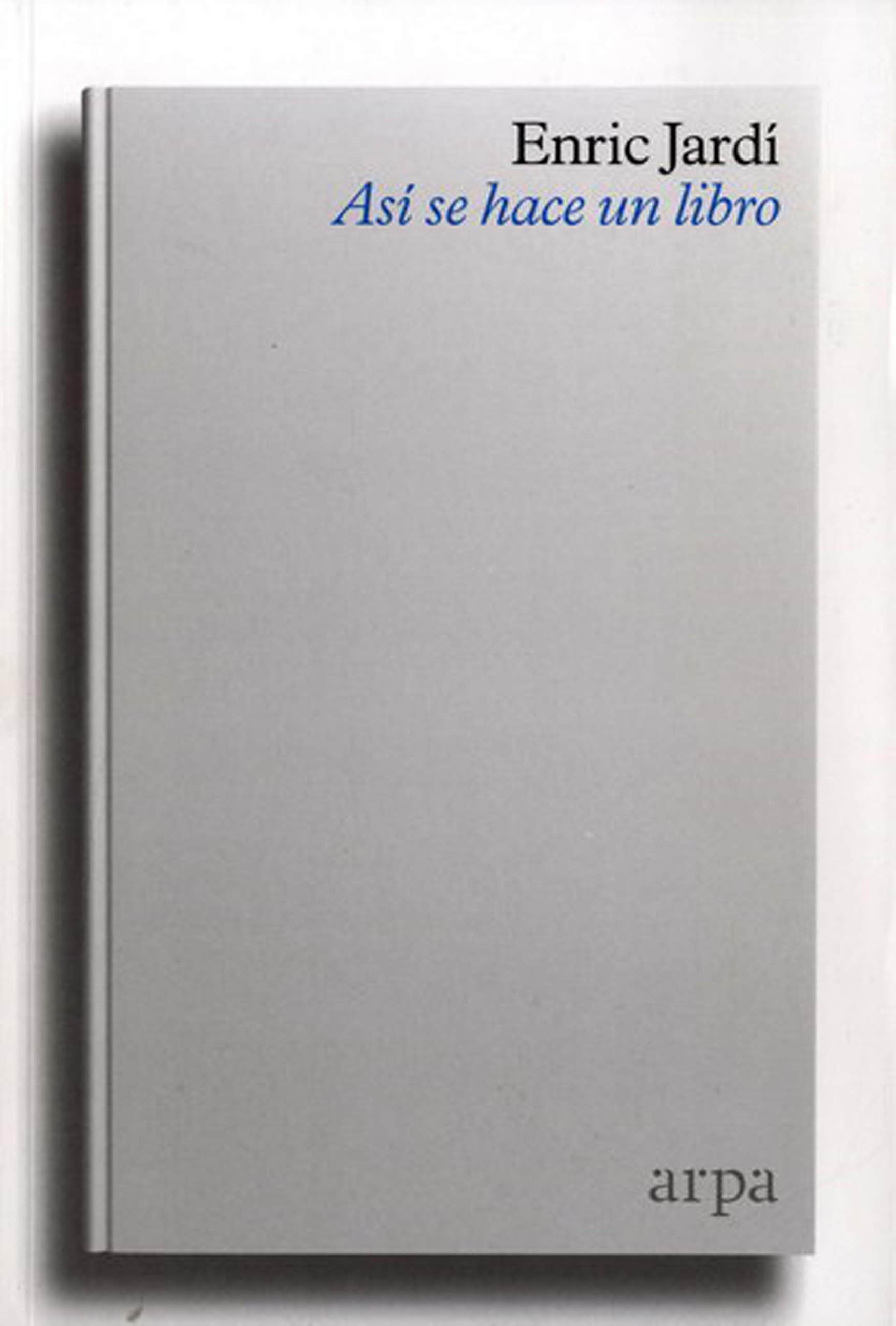 Libro: Así se hace un libro