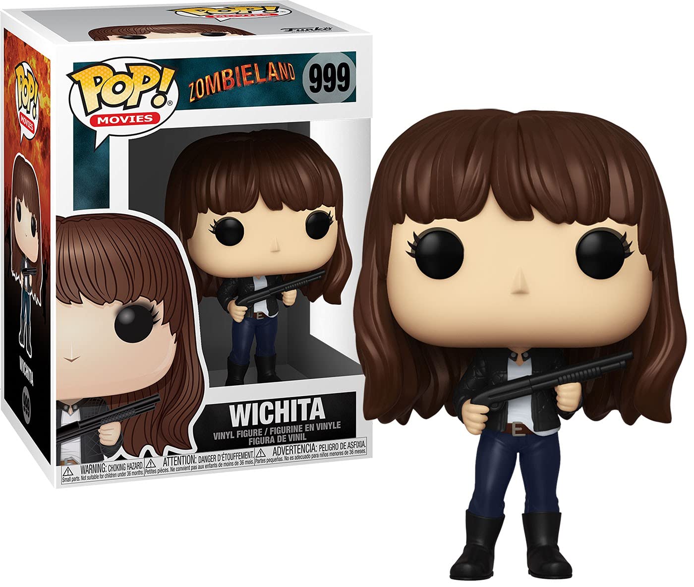 Funko Pop: POP Movies: Zombieland- Wichita, Multicolor, 3.75 Pulgadas
