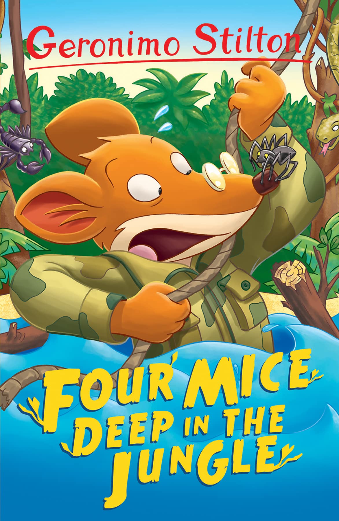 Libro: Four Mice Deep in the Jungle (Geronimo Stilton Funny Tales)