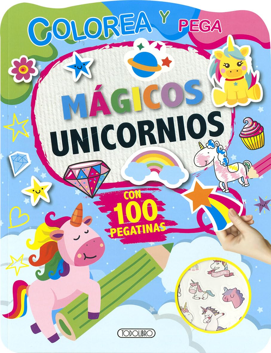 Mágicos unicornios (100 pegatinas)