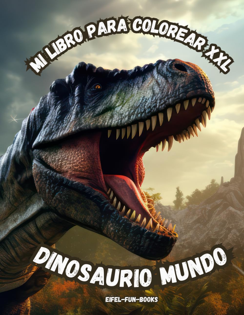 Libro: "Mi libro para colorear XXL - Dinosaurio Mundo": Libro para colorear para jóvenes paleontólogos con 85 imágenes de dinosaurios | a partir de 6 años | Relajación y alivio del estrés