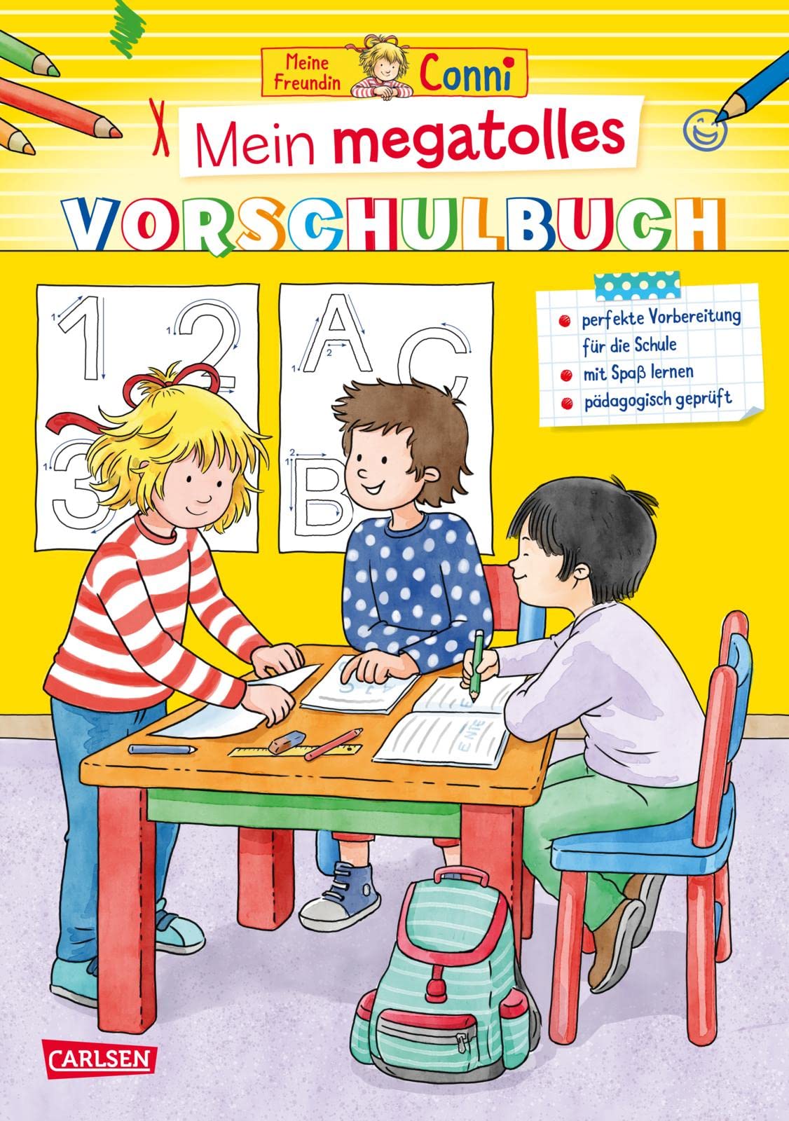 Libro: Conni Gelbe Reihe (Beschäftigungsbuch): Mein megatolles Vorschulbuch: Übungen, Lernspiele und Rätsel für Vorschulkinder | Kinderbeschäftigung ab 5