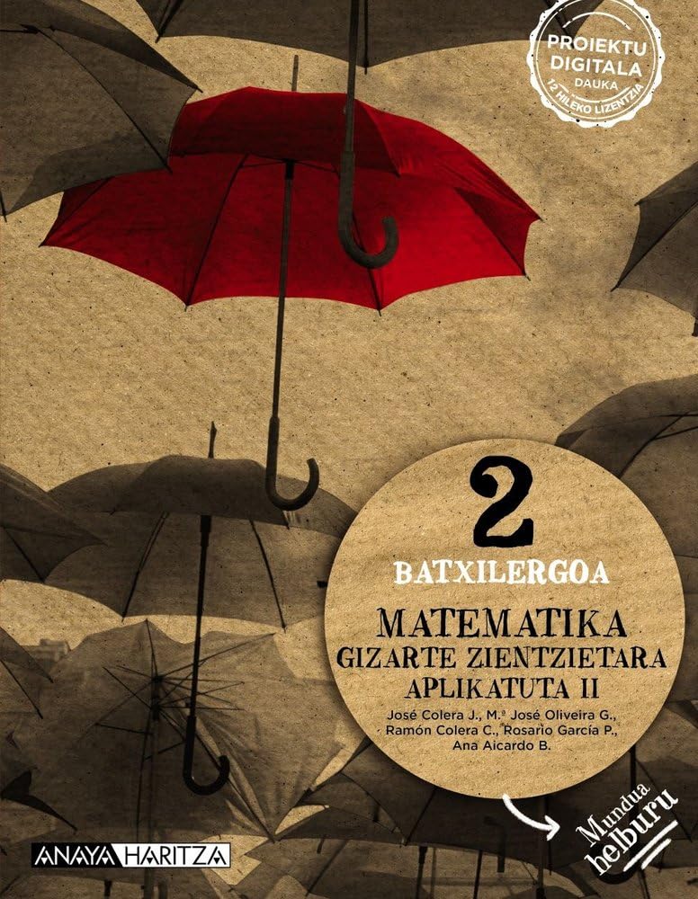 Libro: Matematika Gizarte Zientzietara Aplikatuta II (Mundua helburu)