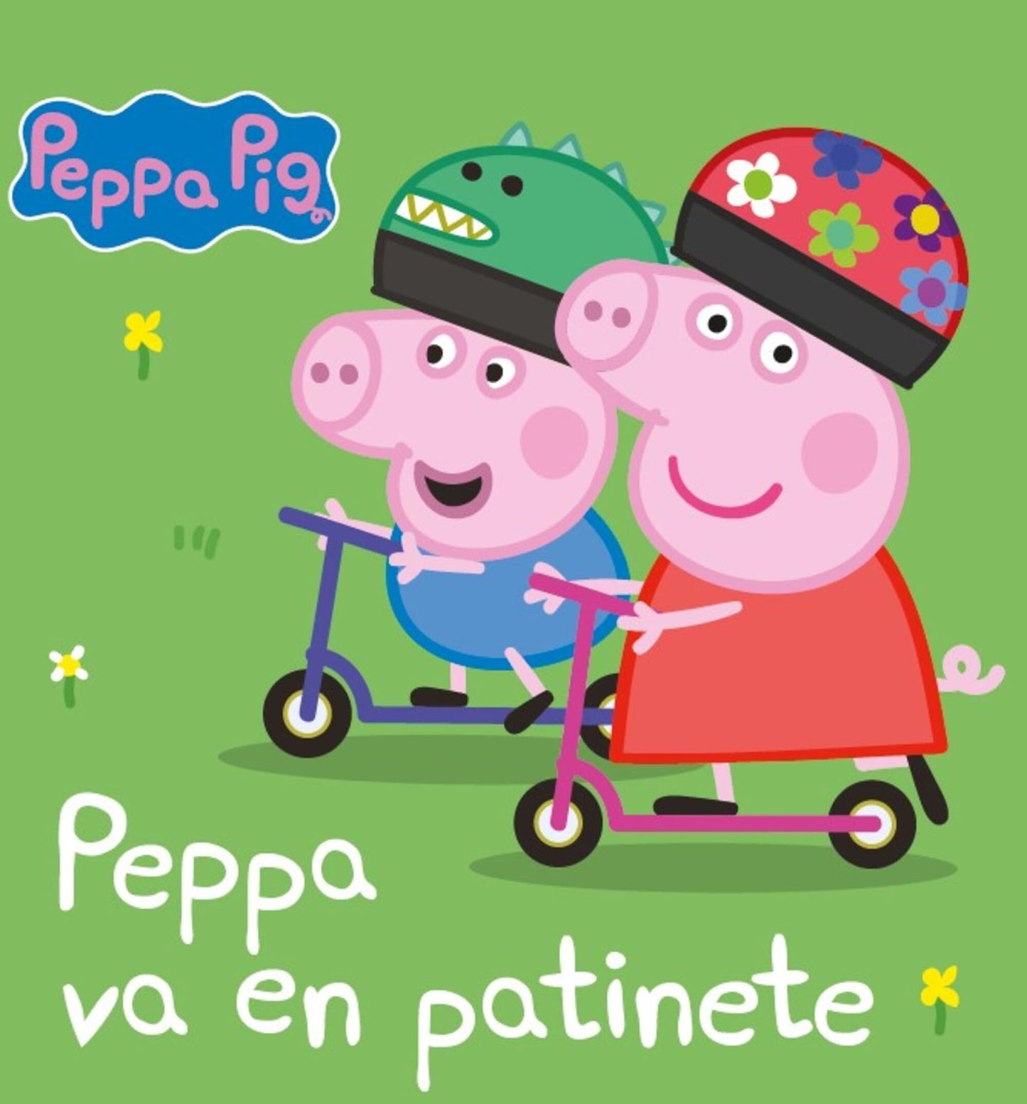 Libro: Peppa Pig. Libro de cartón - Peppa va en patinete