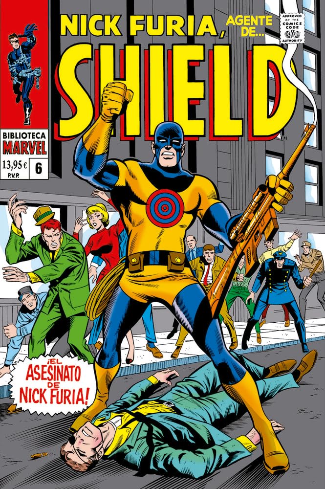 Libro: Biblioteca marvel nick furia, agente de s.h.i.e.l.d. 6. 1969. nick fury, agent of s.h.i.e.l.d. 10-15