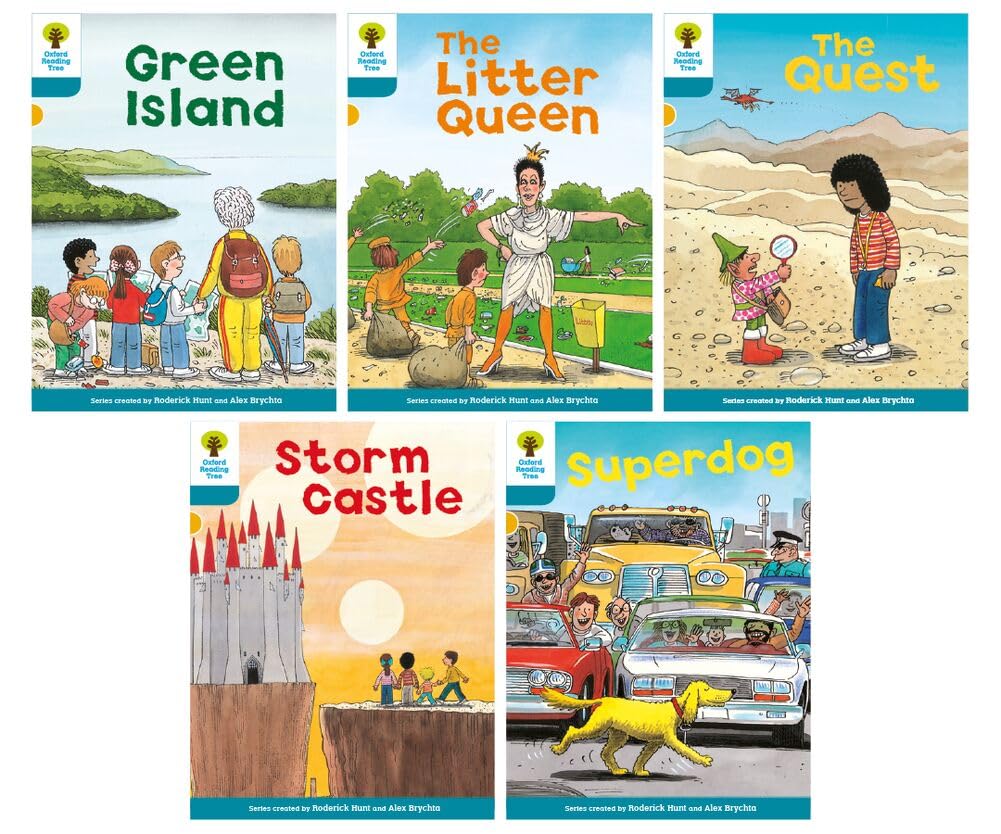 Libro: Oxford Reading Tree: Biff, Chip and Kipper Stories: Oxford Level 9: Mixed Pack 5