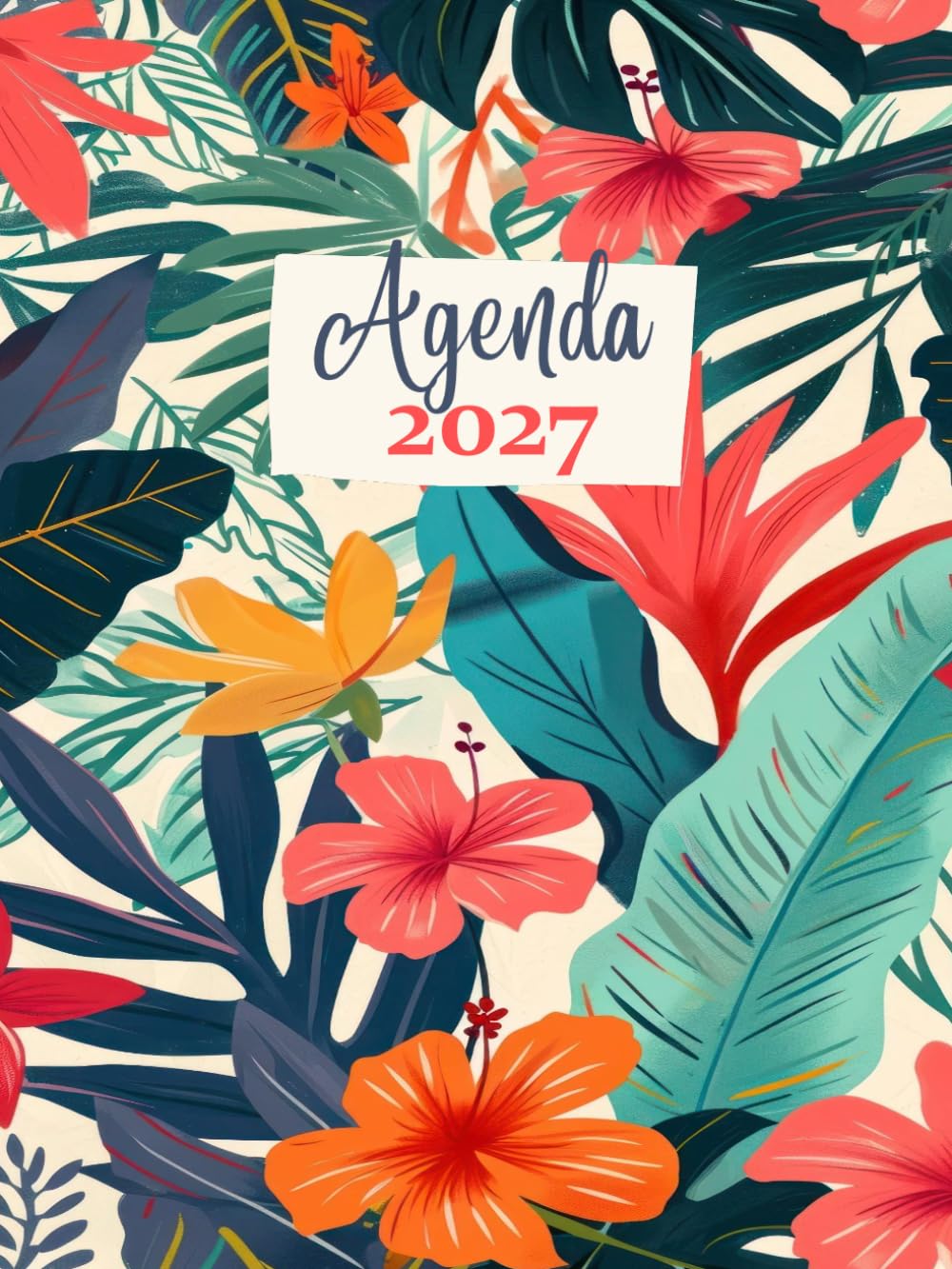 Libro: Agenda 2027 Día por Página: Planificador Diario y Mensual, 12 Meses (Enero a Diciembre2027), Tamaño A4, Español