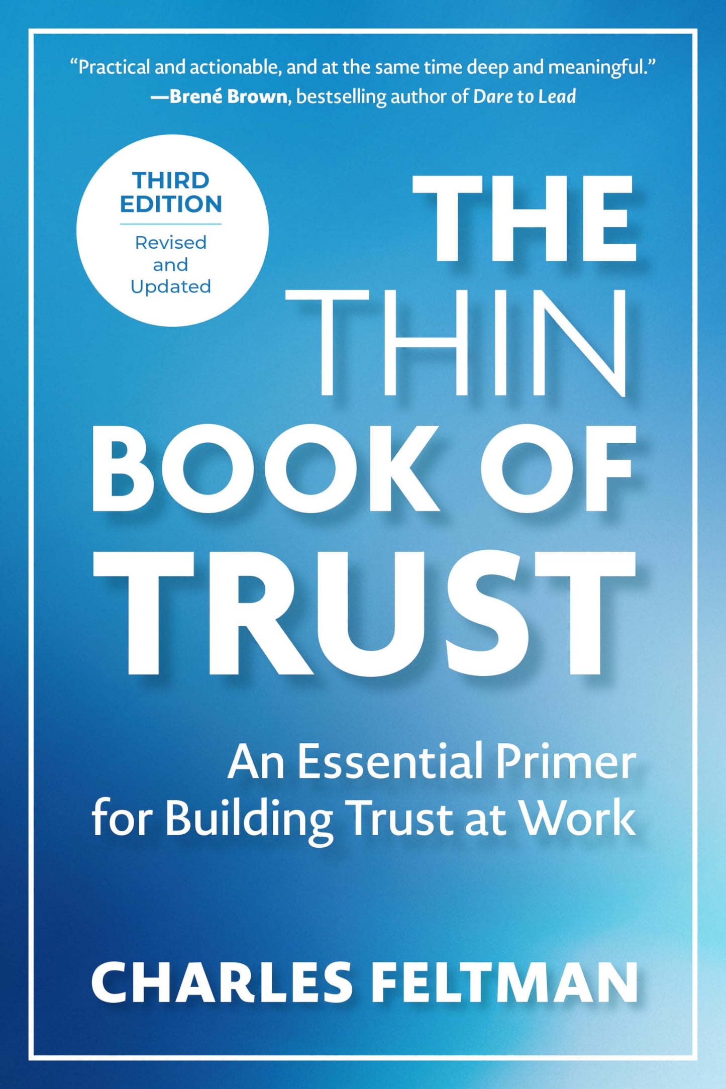 Libro: The Thin Book of Trust, Third Edition: An Essential Primer for Building Trust at Work