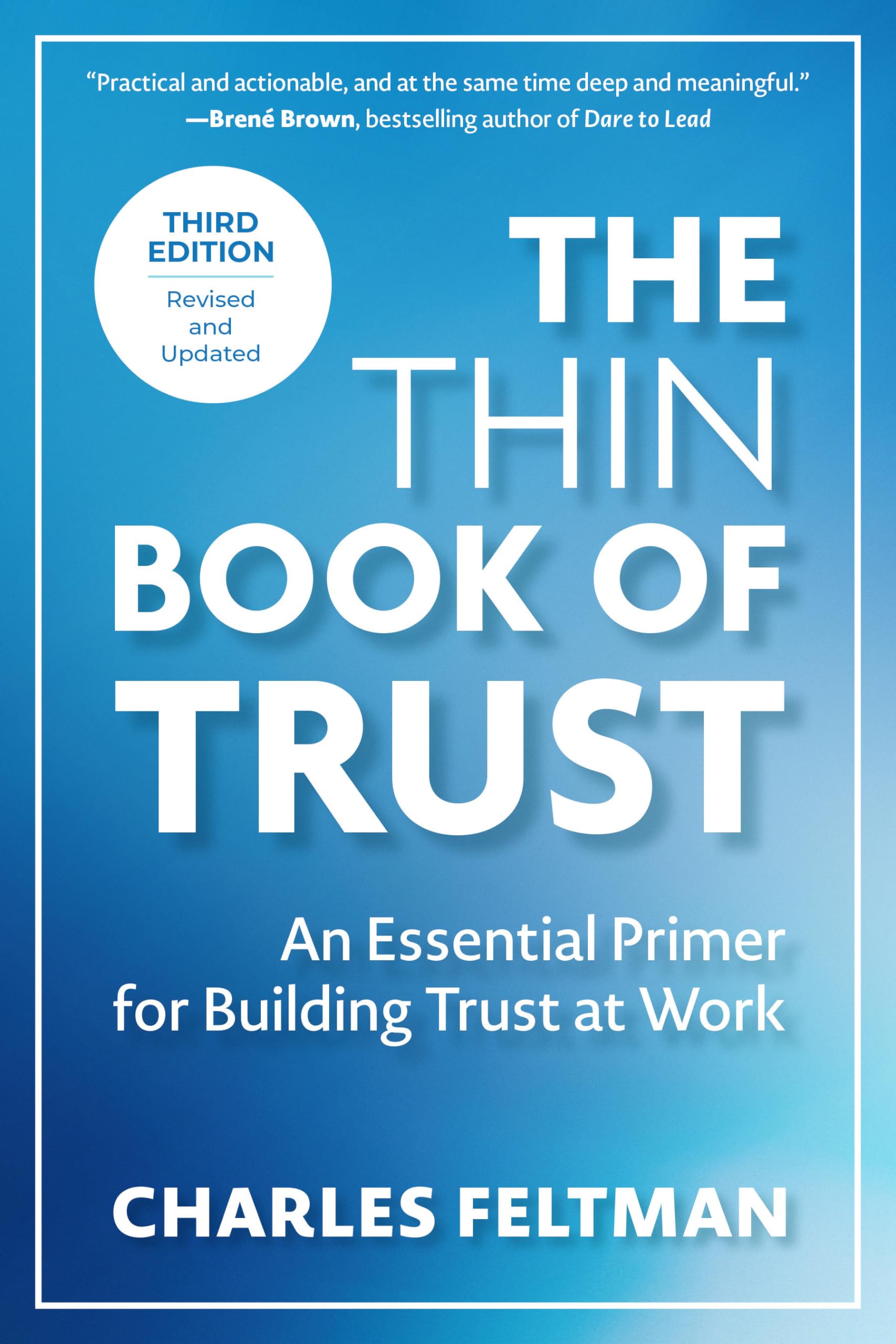 Libro: The Thin Book of Trust, Third Edition: An Essential Primer for Building Trust at Work