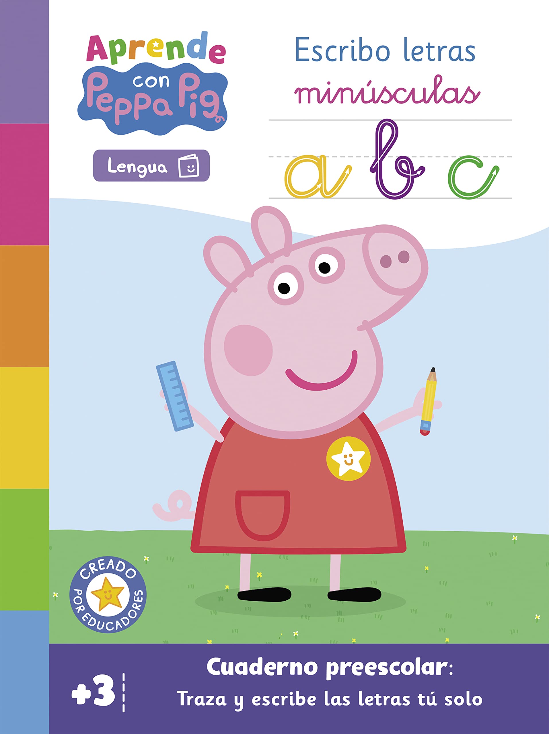 Libro: Peppa Pig. Primeros aprendizajes - Aprende Lengua con Peppa Pig. Escribo letras minúsculas (+3 años): Cuaderno preescolar: Traza y escribe las letras tú solo (Altea)