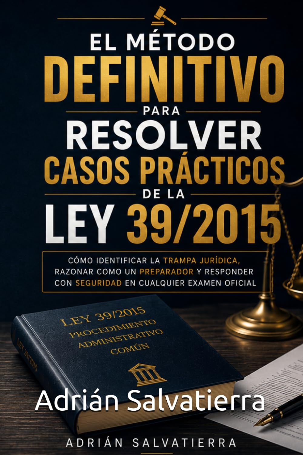 Libro: El Método Definitivo para Resolver Casos Prácticos de la Ley 39/2015: Cómo identificar la trampa jurídica, razonar como un preparador y responder con ... en cualquier examen oficial (Spanish Edition)