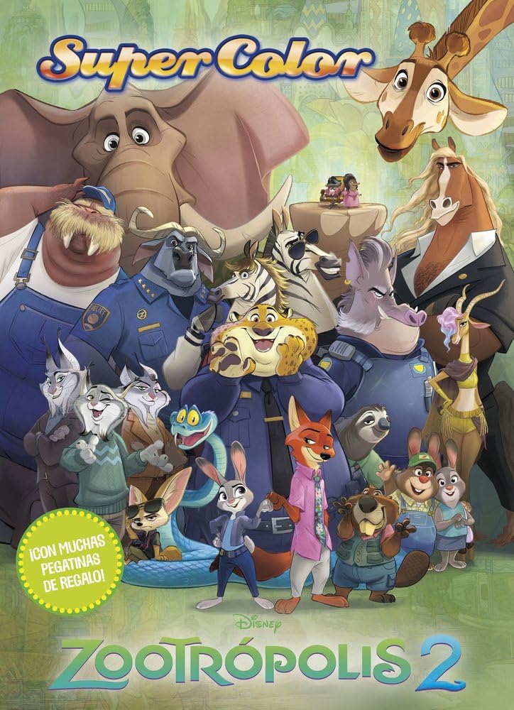 Libro: Zootrópolis 2. Supercolor: Con pegatinas (Disney. Zootrópolis)
