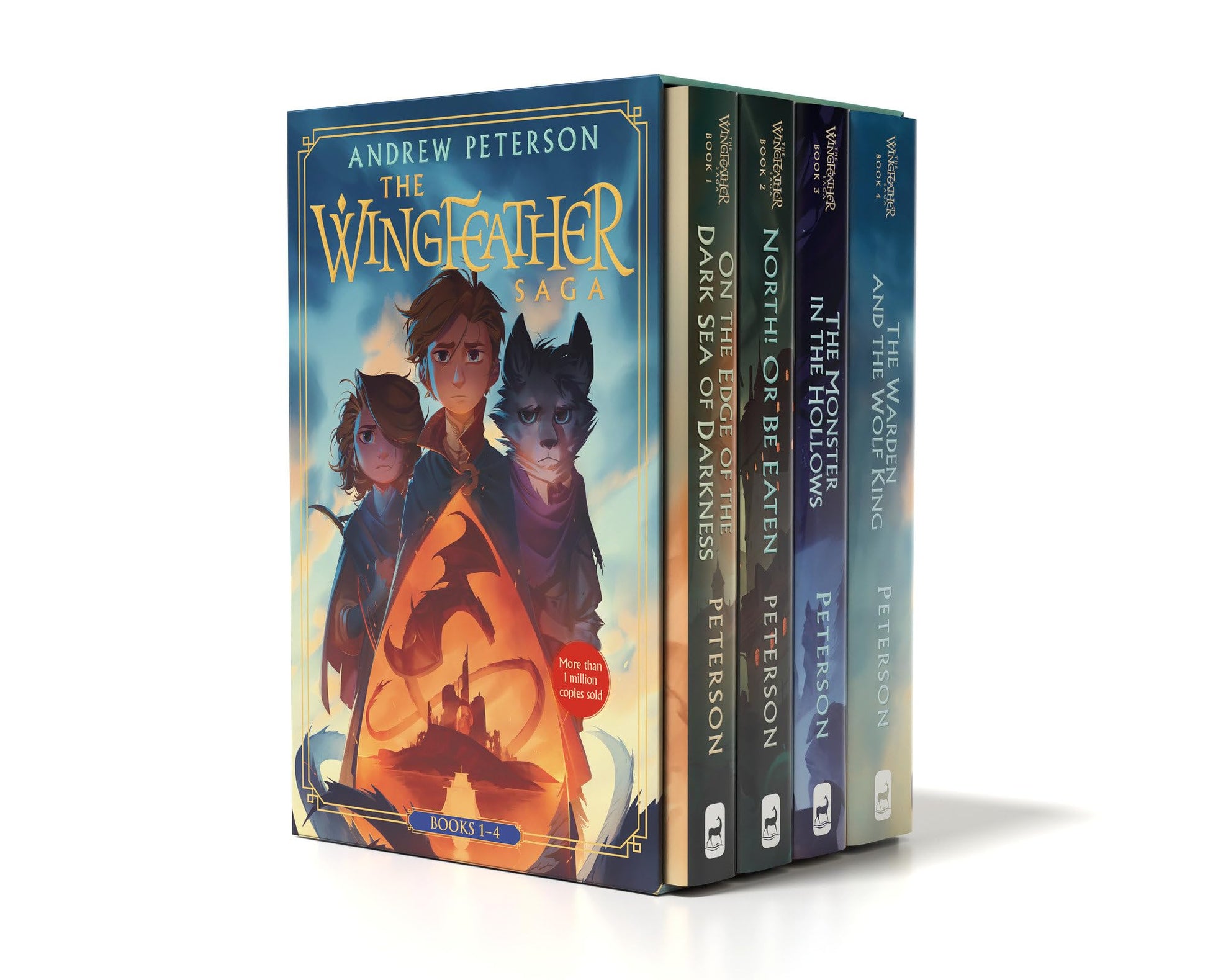 Libro: Wingfeather Saga Boxed Set: On the Edge of the Dark Sea of Darkness; North! Or Be Eaten; The Monster in the Hollows; The Warden and the Wolf King