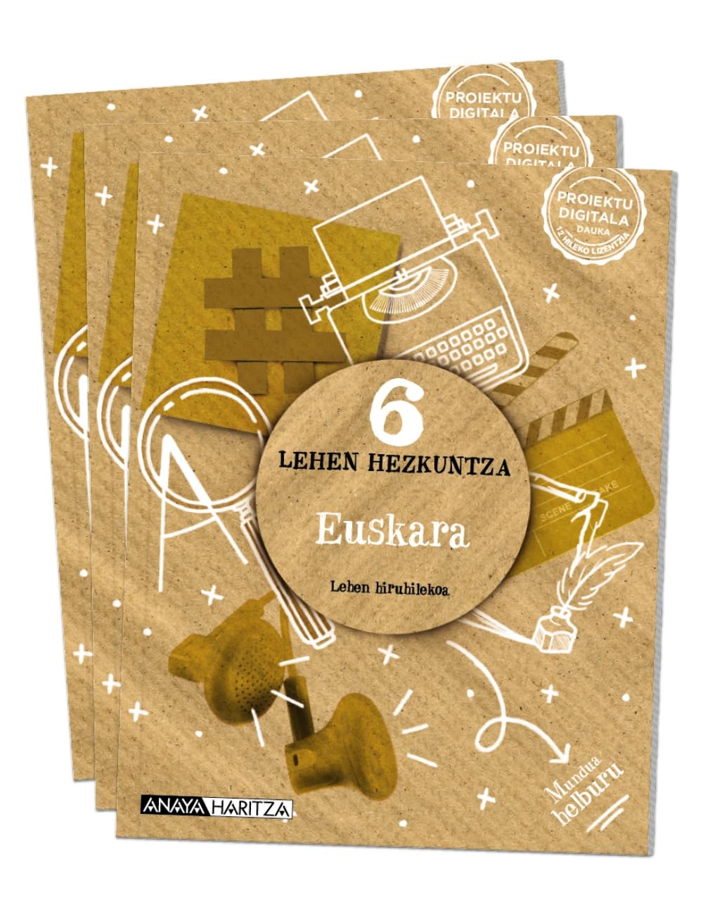 Libro: Euskara 6 (Mundua helburu)