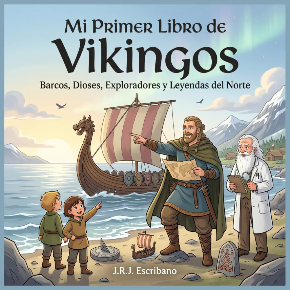 Libro: Mi primer libro de Vikingos: Barcos, dioses, runas y sagas del mundo vikingo (Spanish Edition)