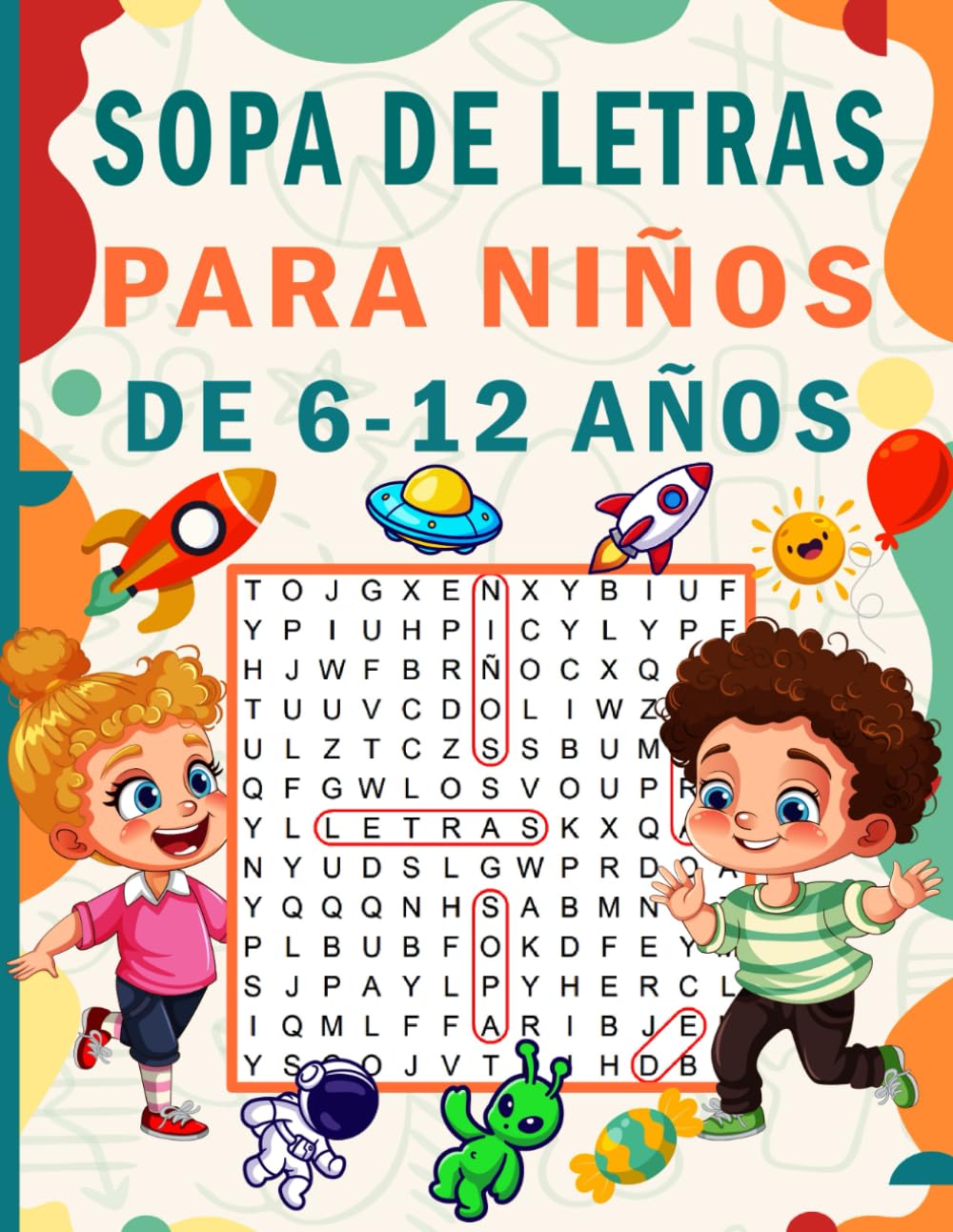 Libro: Sopa De Letras Para Niños De 6-12 Años: 80 actividades para niños - Libro para niños de 6-12 años con más de 900 Palabras con Soluciones incluidas